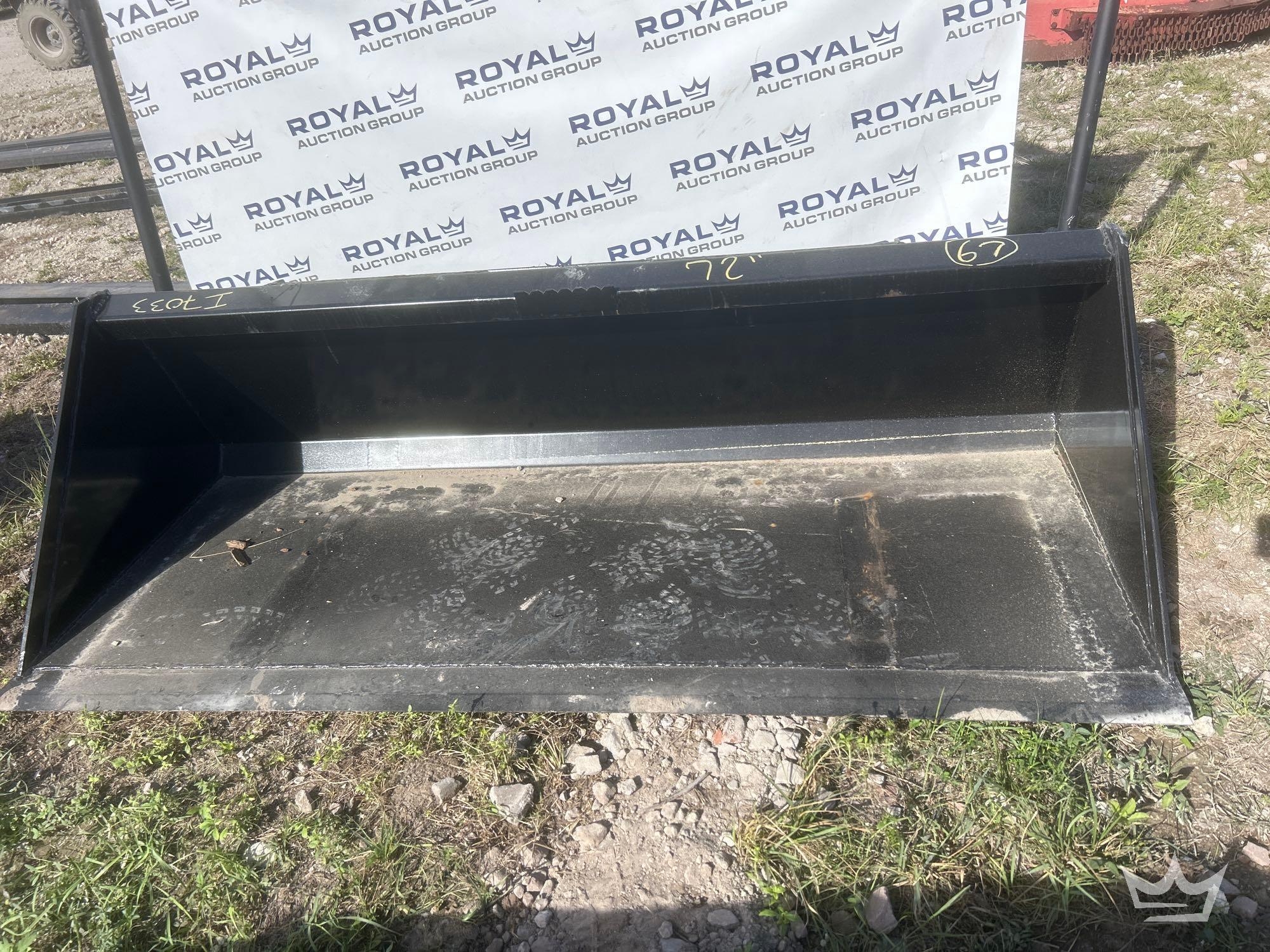 72in Bucket Skid Steer Attachment (A61572)