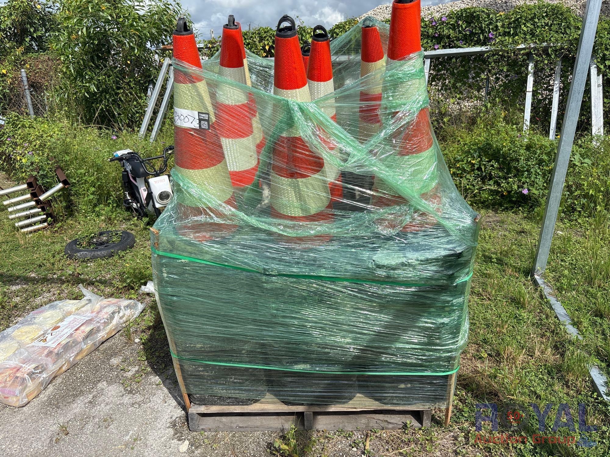 Pallet of Fluorescent Traffic Cones (A55787)