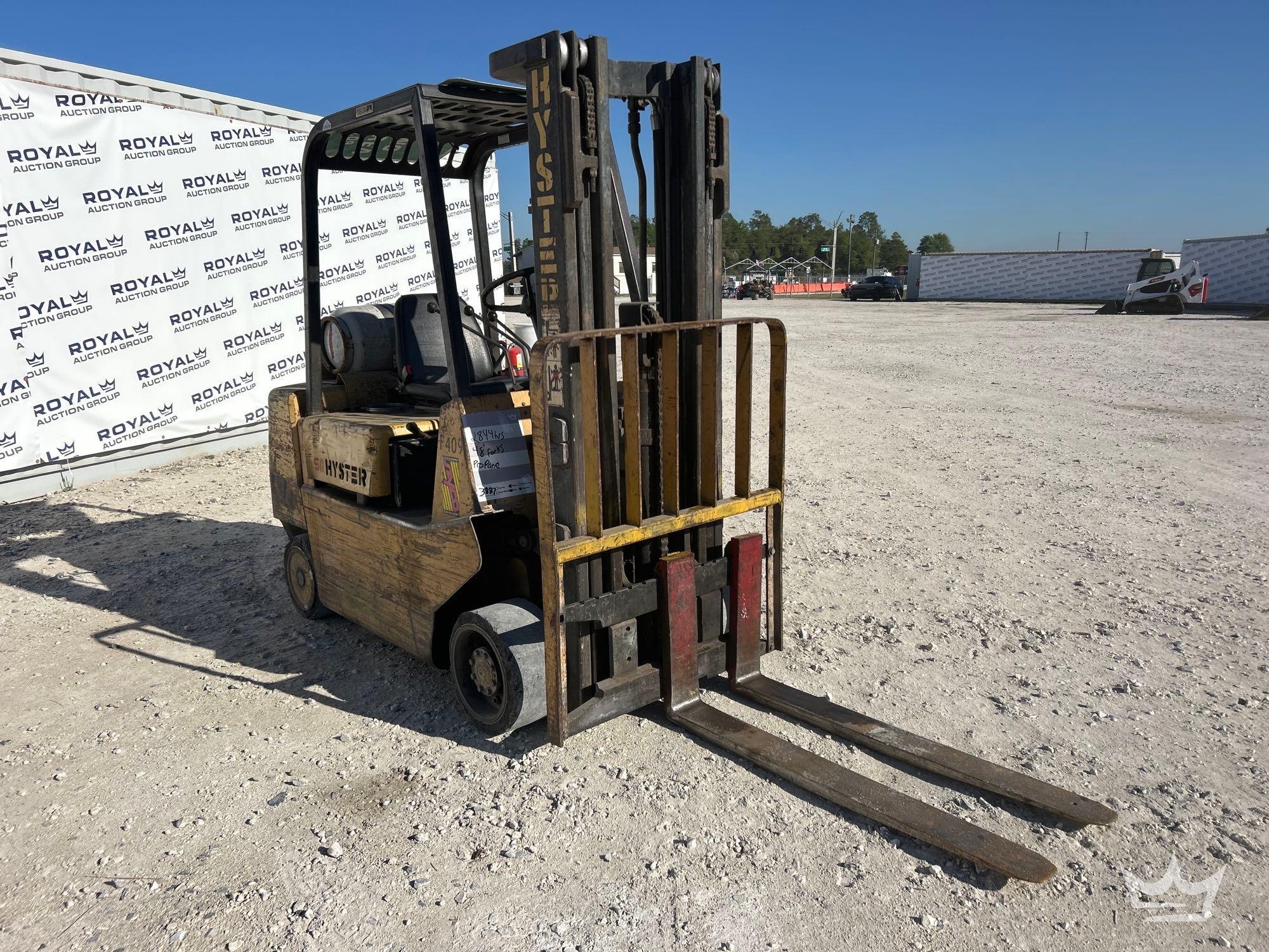 Hyster 50 5,000lb Propane Forklift (A64553)