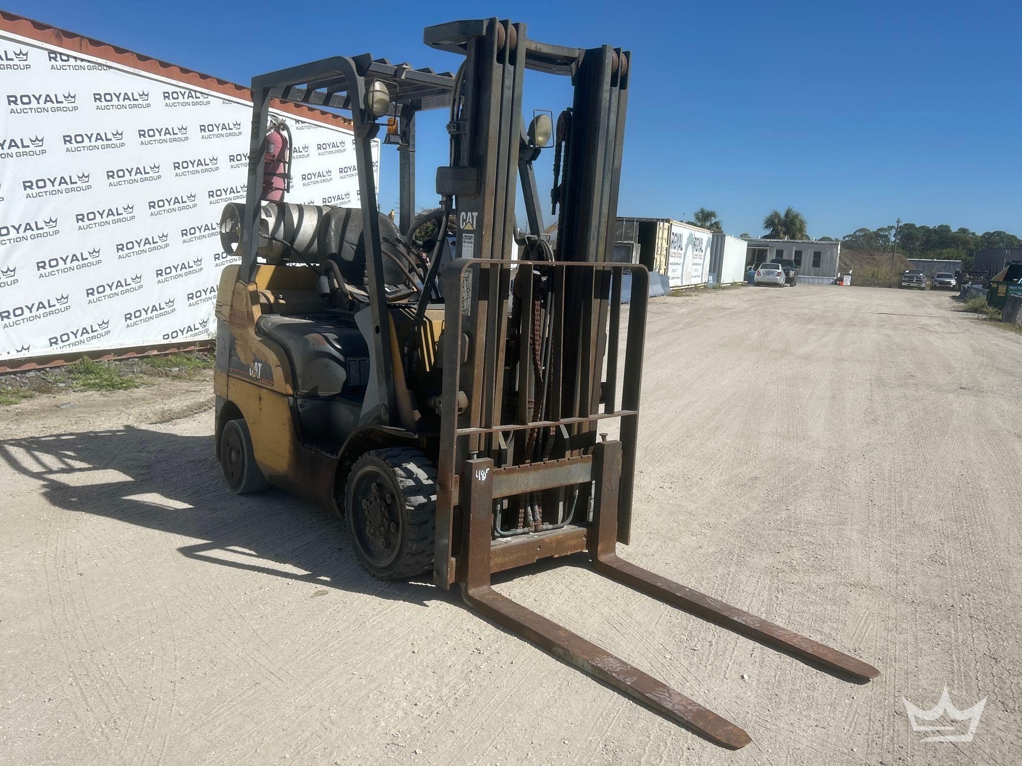 2007 Caterpillar C5000 5,000lb LP Forklift (A61567)