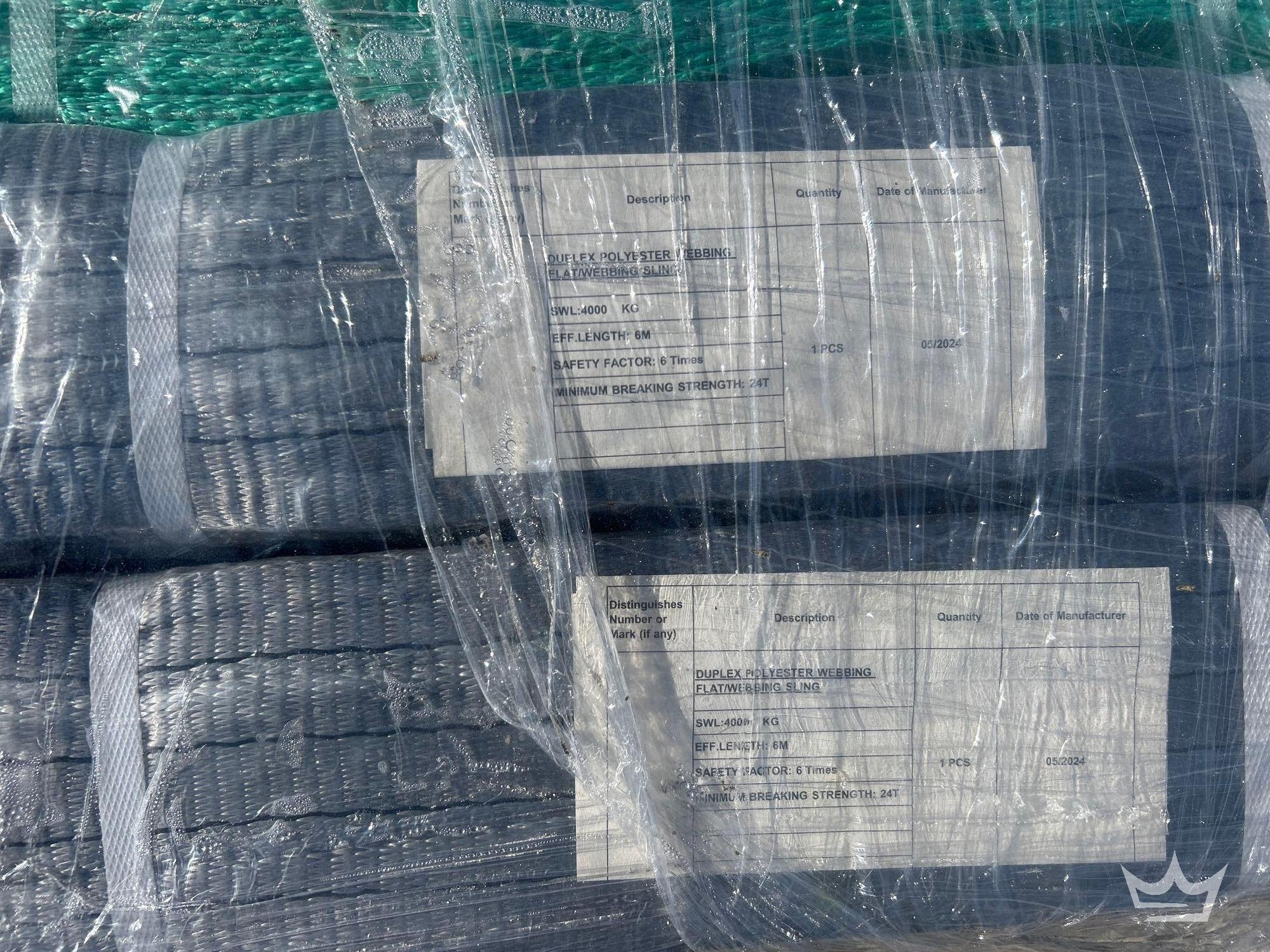 Pallet of Miscellaneous Duplex Polyester Webbing Slings (A59230)