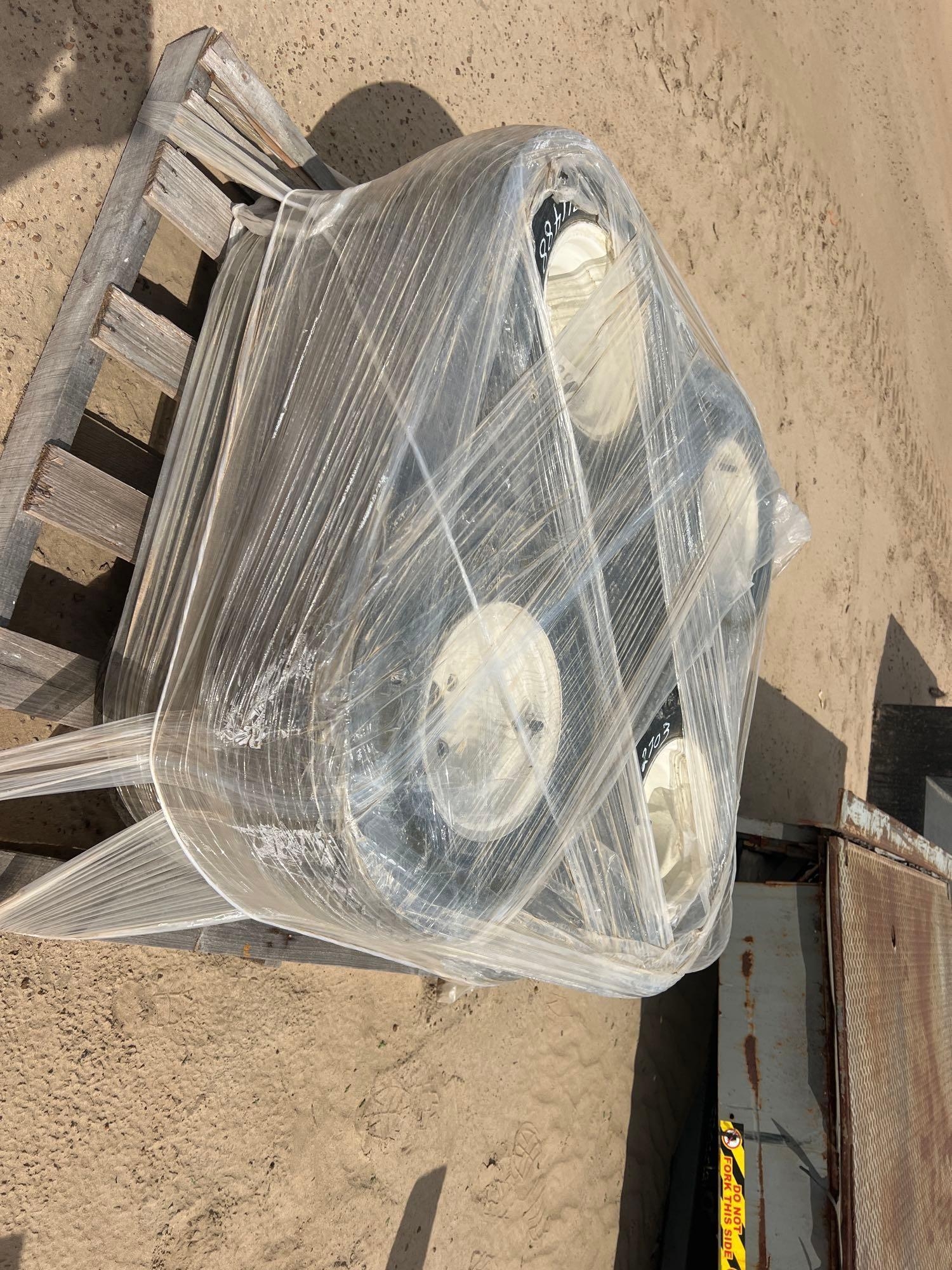 (8) 18X8.50-8 GOLF CART TIRES & RIMS (A64281)