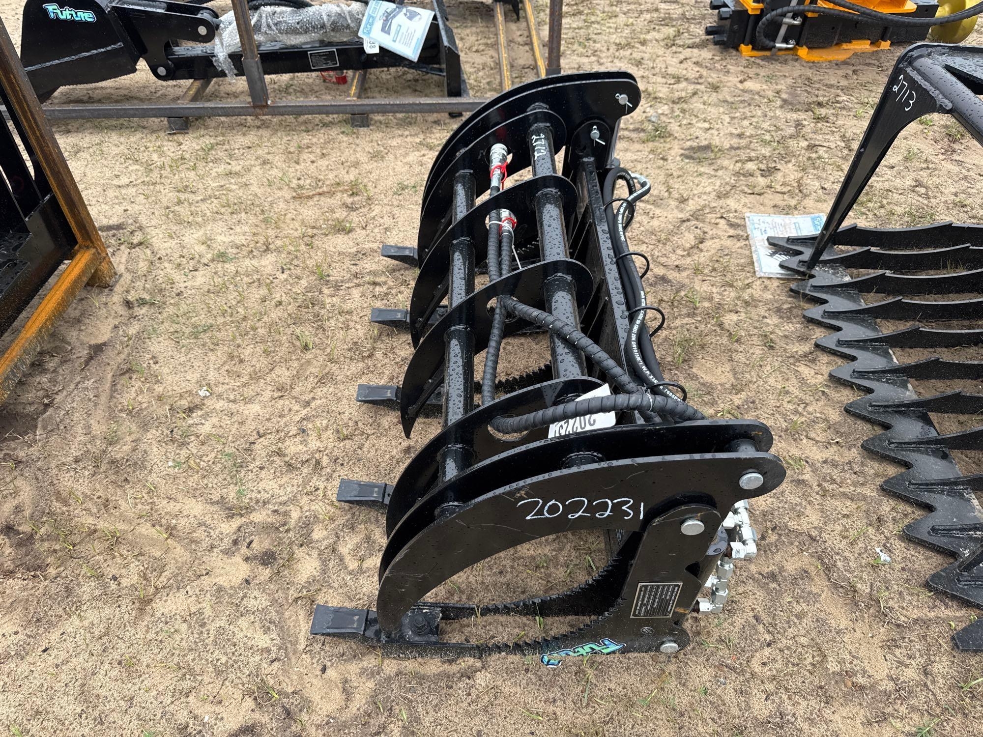 UNUSED FUTURE MCLG60-43" MINI CURVED WOOD GRAPPLE (A54757)