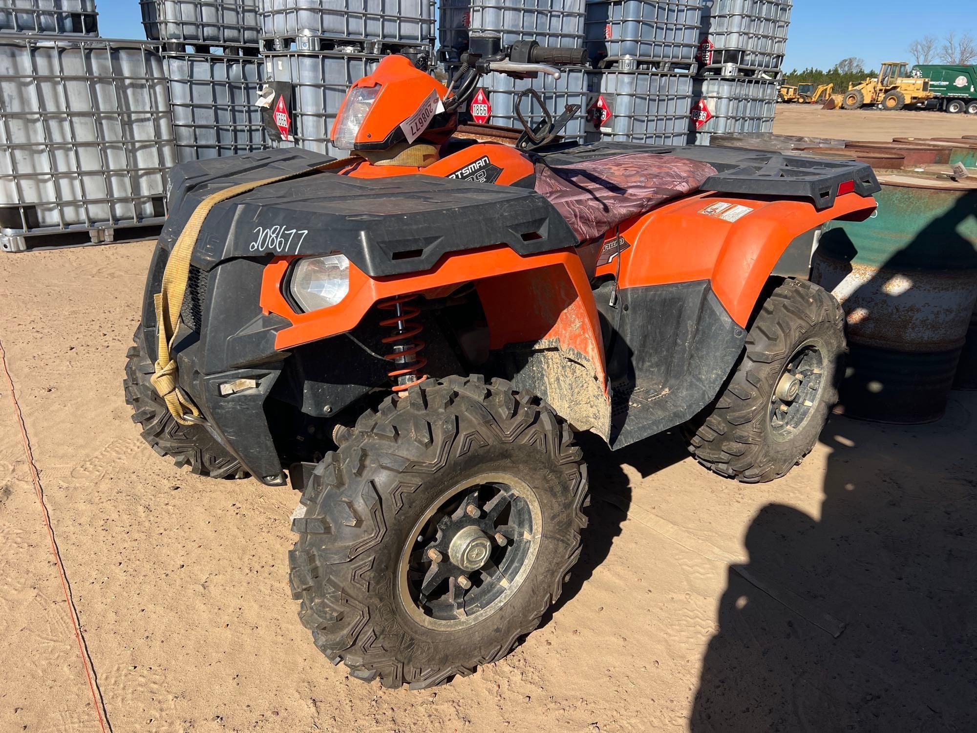 2012 POLARIS SPORTSMAN 500 H.O LIMITED EDITION ATV (A60432)