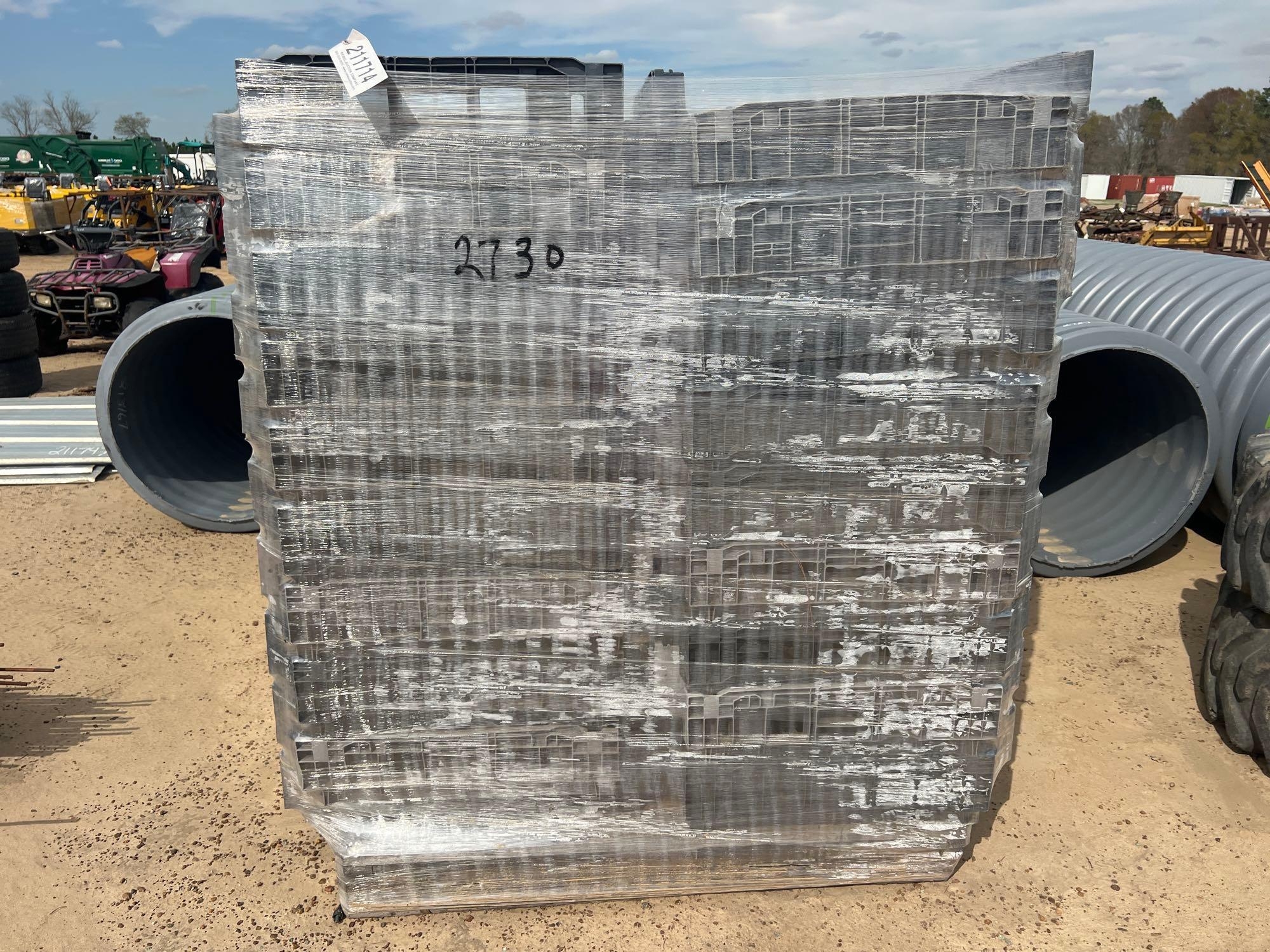 PALLET OF PLASTIC BREAD BASKET (A64281)