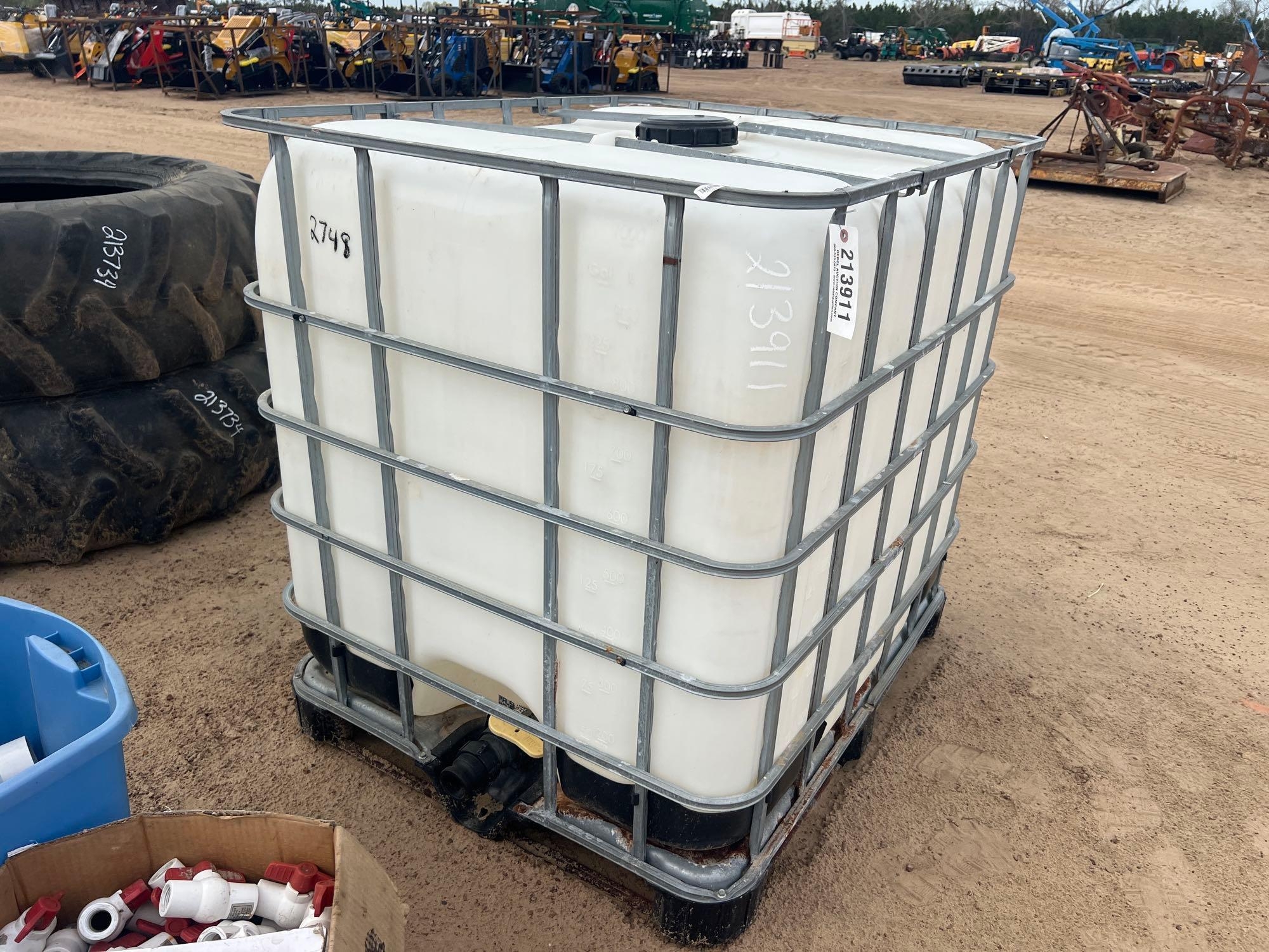 275 GALLON POLY TOTE W/ CAGE (A64281)
