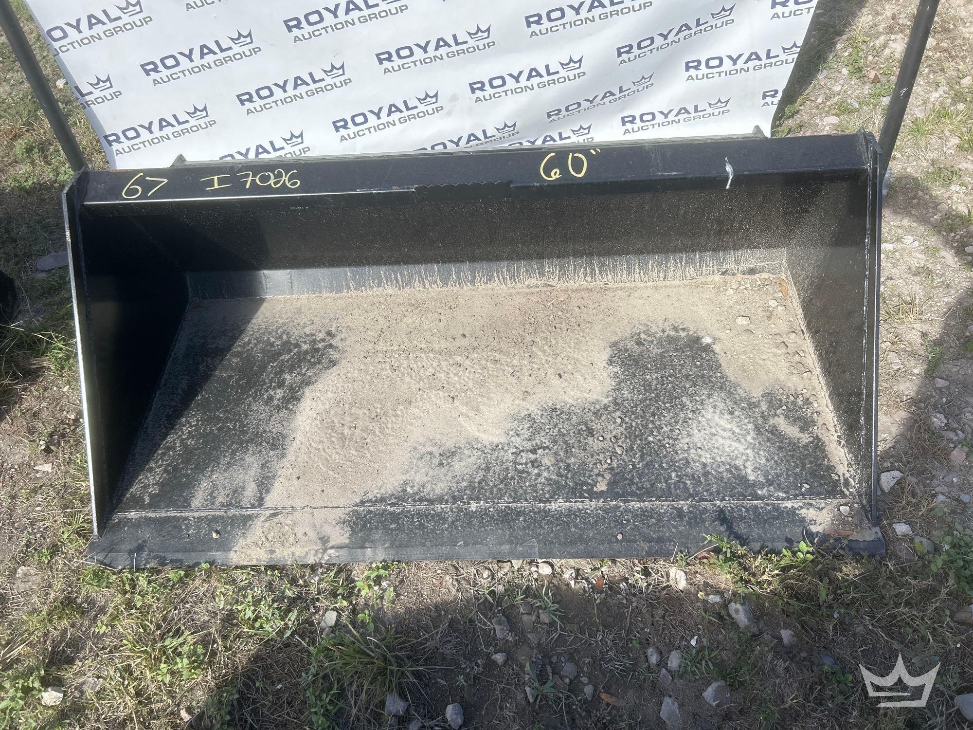 60in Bucket Skid Steer Attachment (A61572)