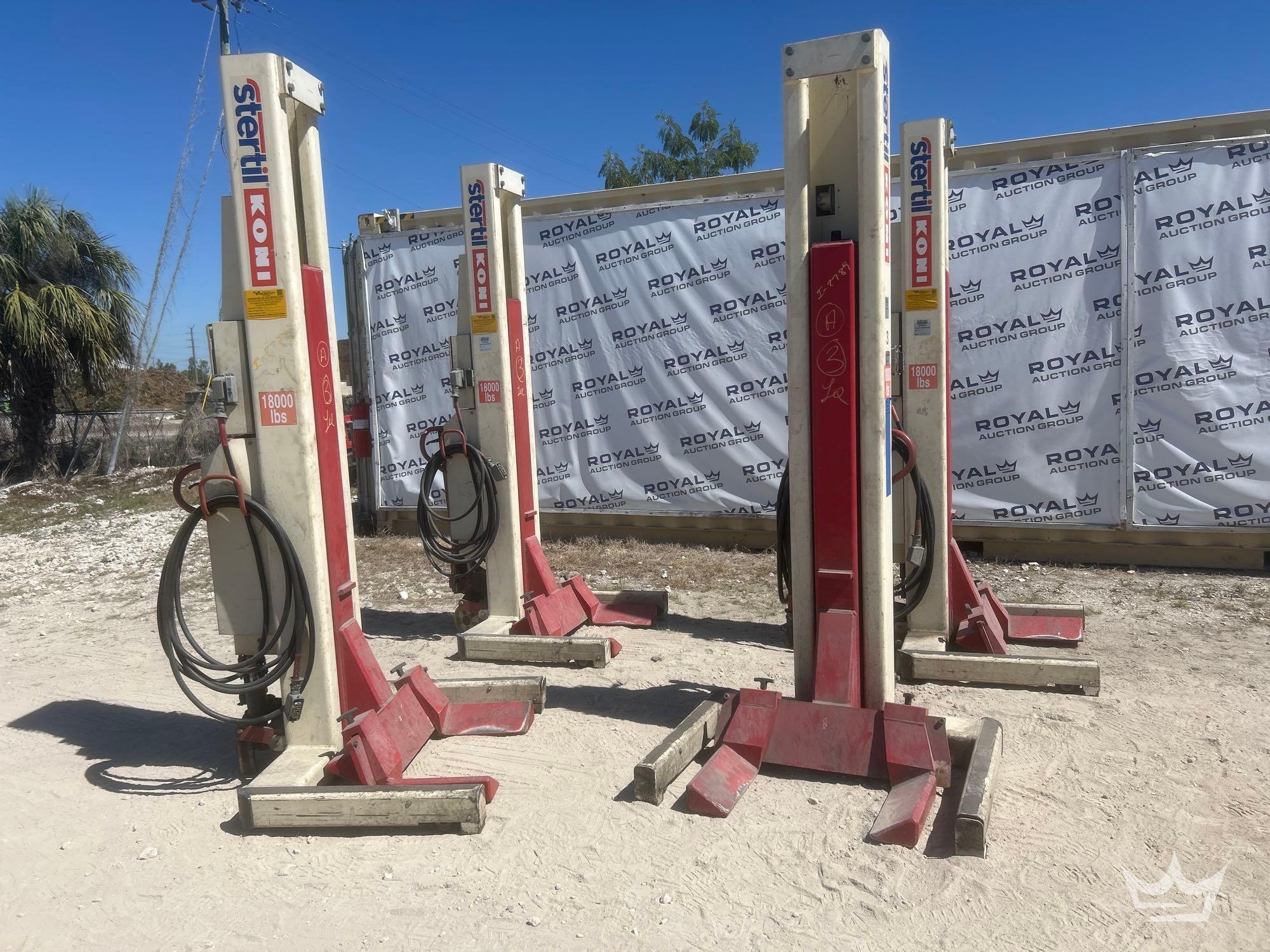 2005 Stertil Koni ST-1082R 18000lbs 4-Post Auto Lift (A61572)