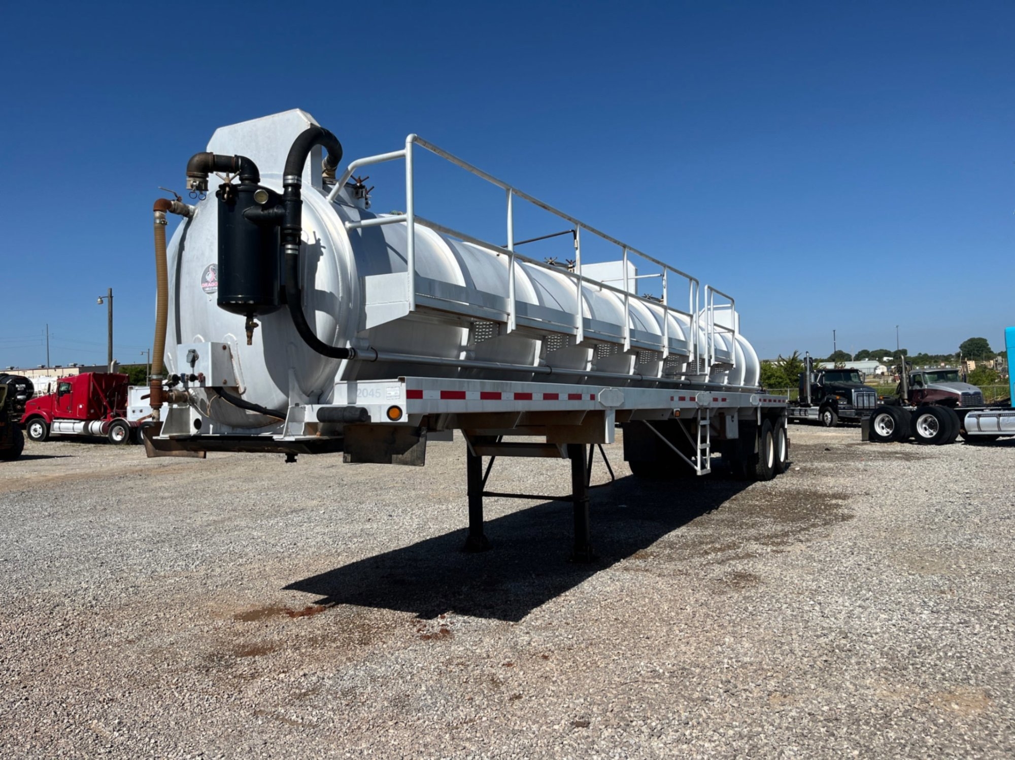 2012 DRAGON 150BBL ALUMINUM VACUUM TANKER TRAILER (A52472)