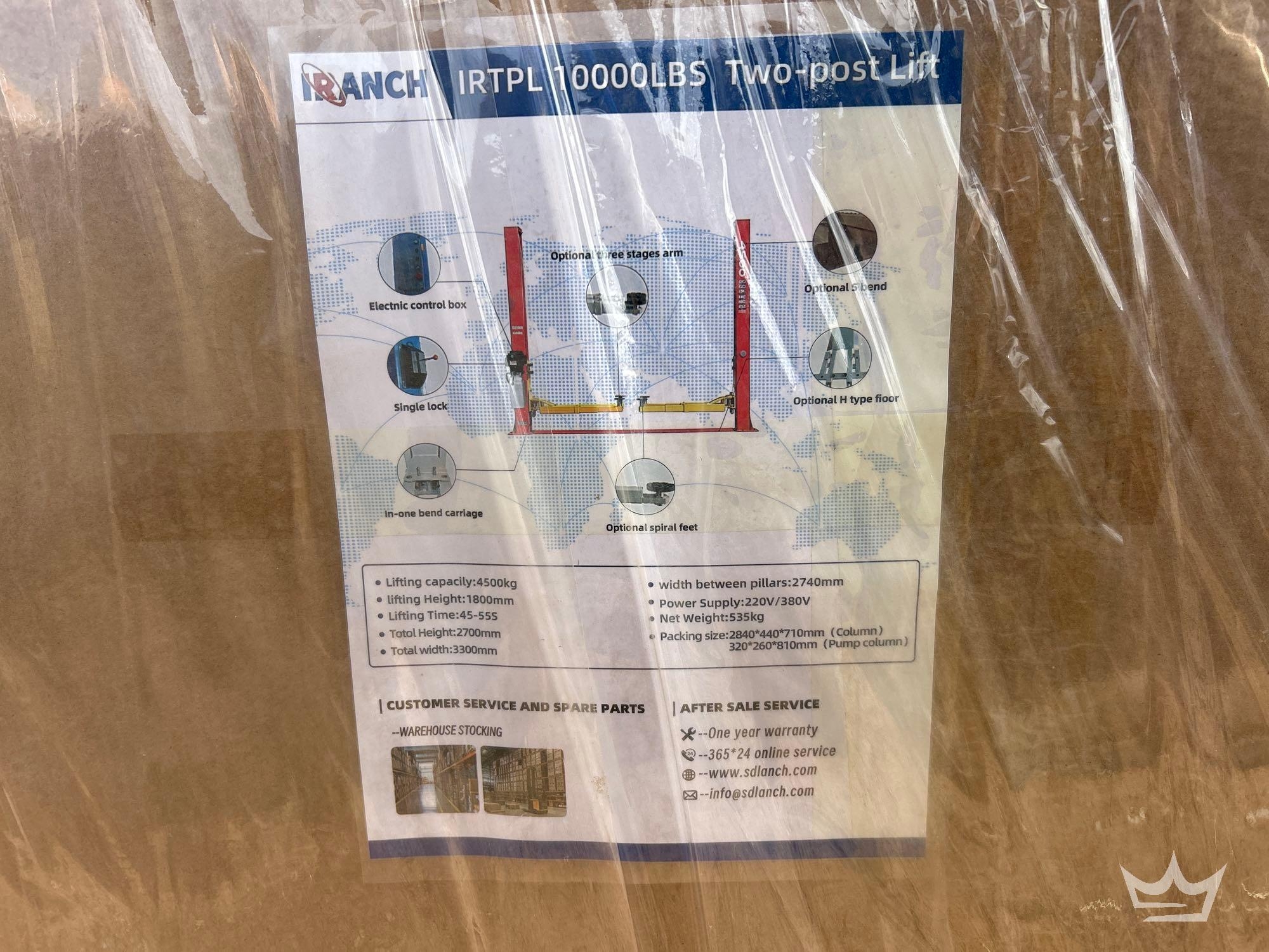 10000LBS Two Post Automotive lift (A64194)