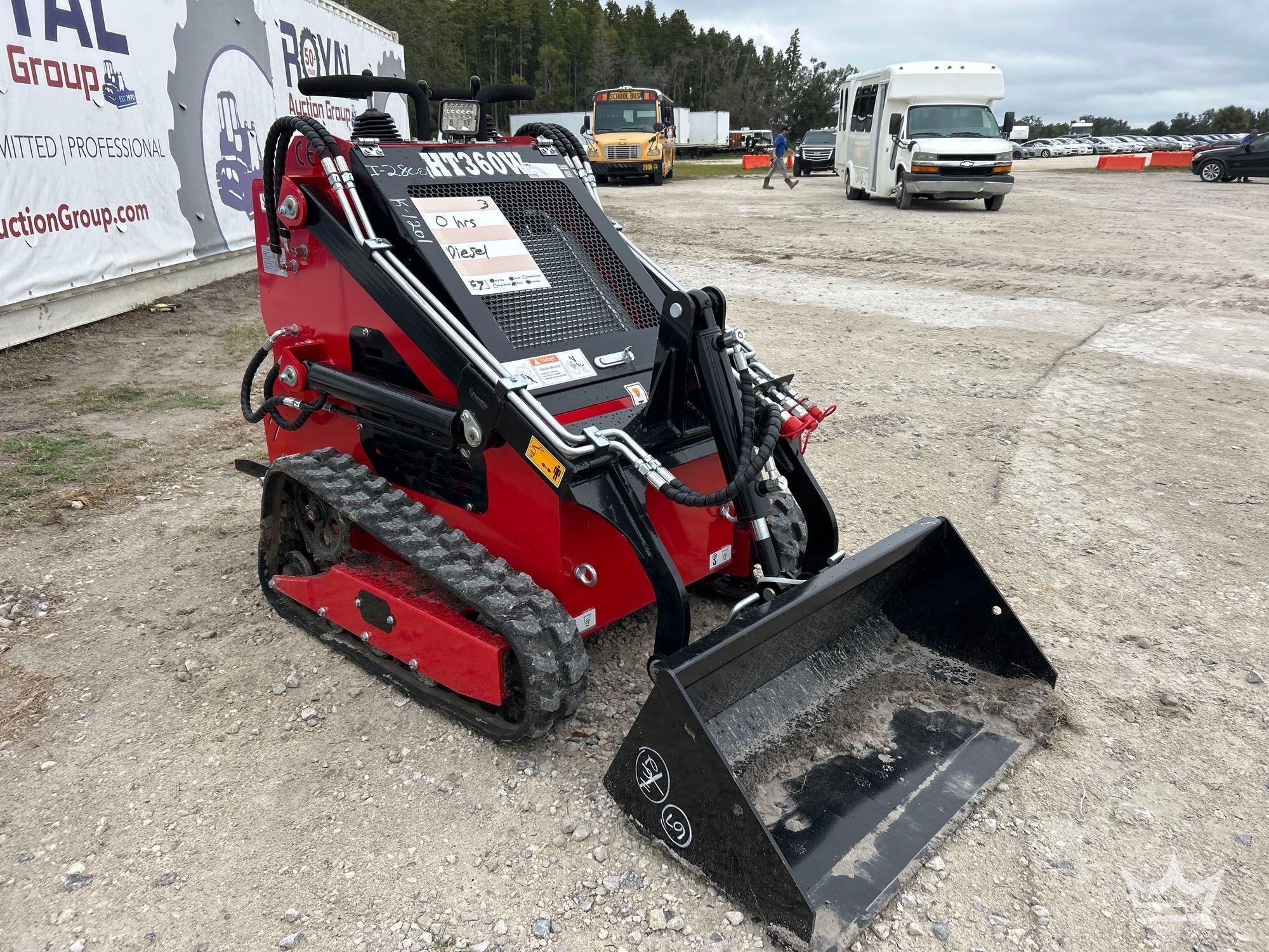 2025 HT360W Mini Stand-On Track Loader Skid Steer (A59228)