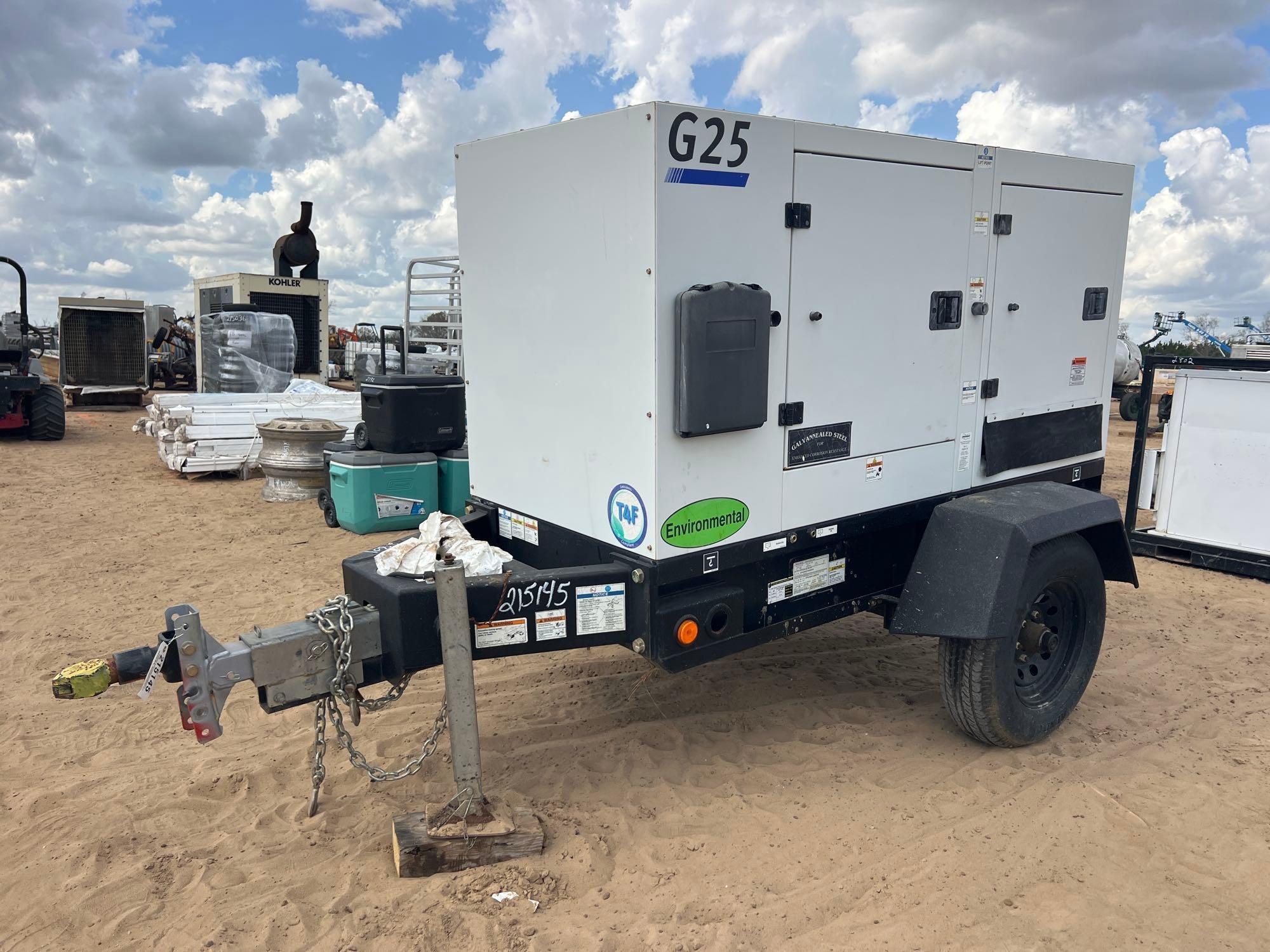 2018 DOOSAN G25WD0-T4F PORTABLE GENERATOR (A64281)