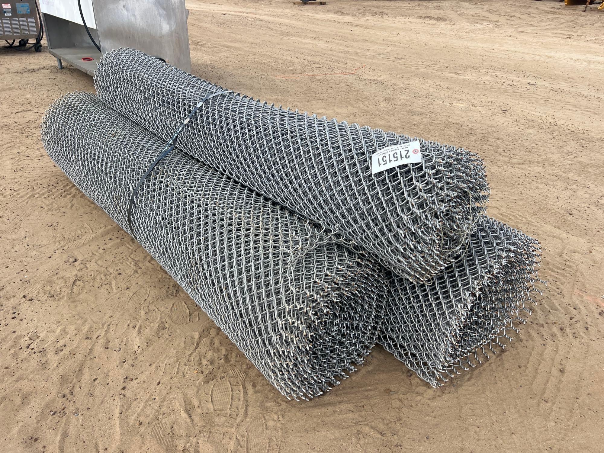 ROLLS OF CHAIN LINK FENCE (A64281)