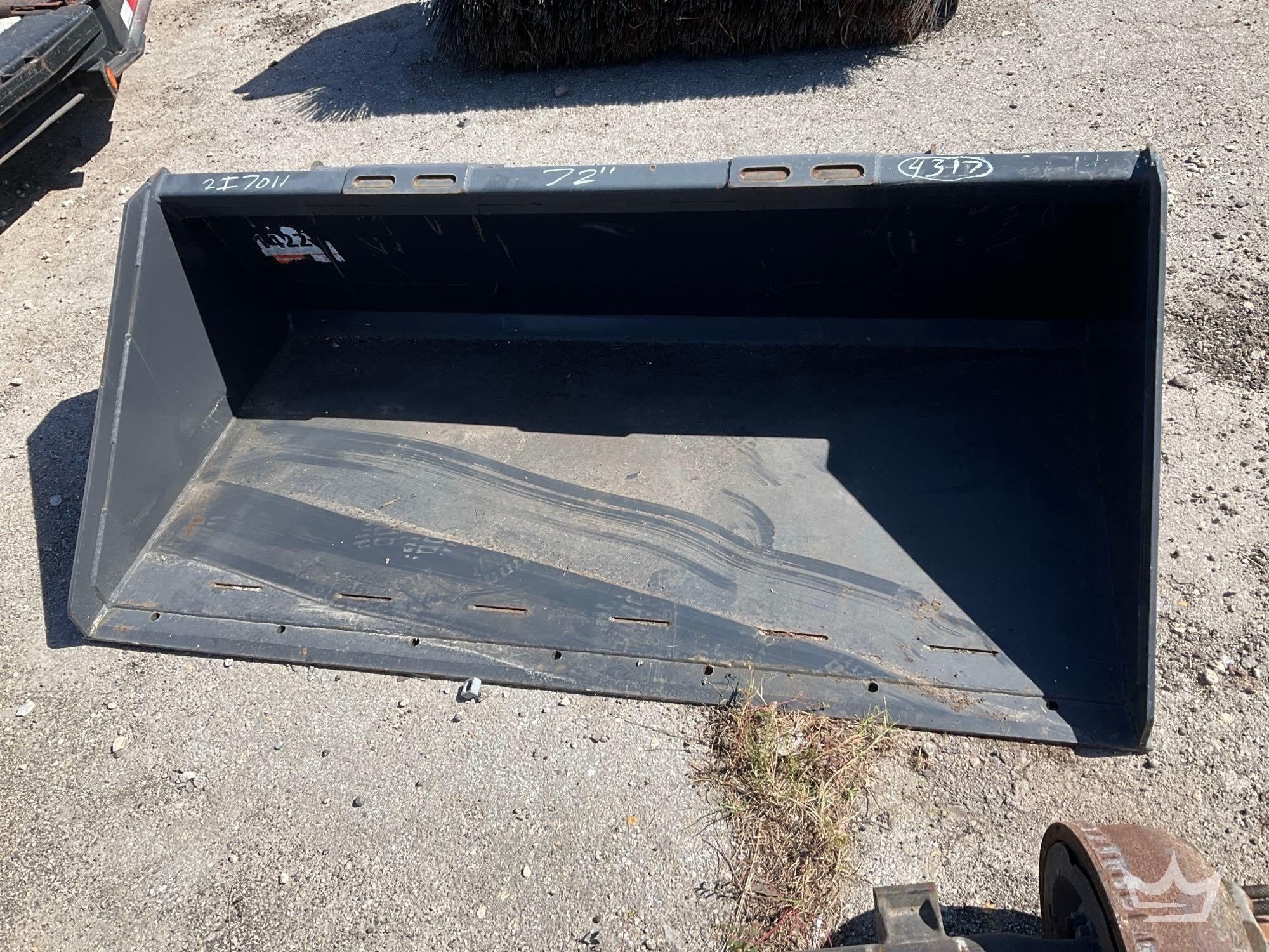 2023 Wolverine TBH-11-72 72in Bucket Skid Steer Attachment (A61567)