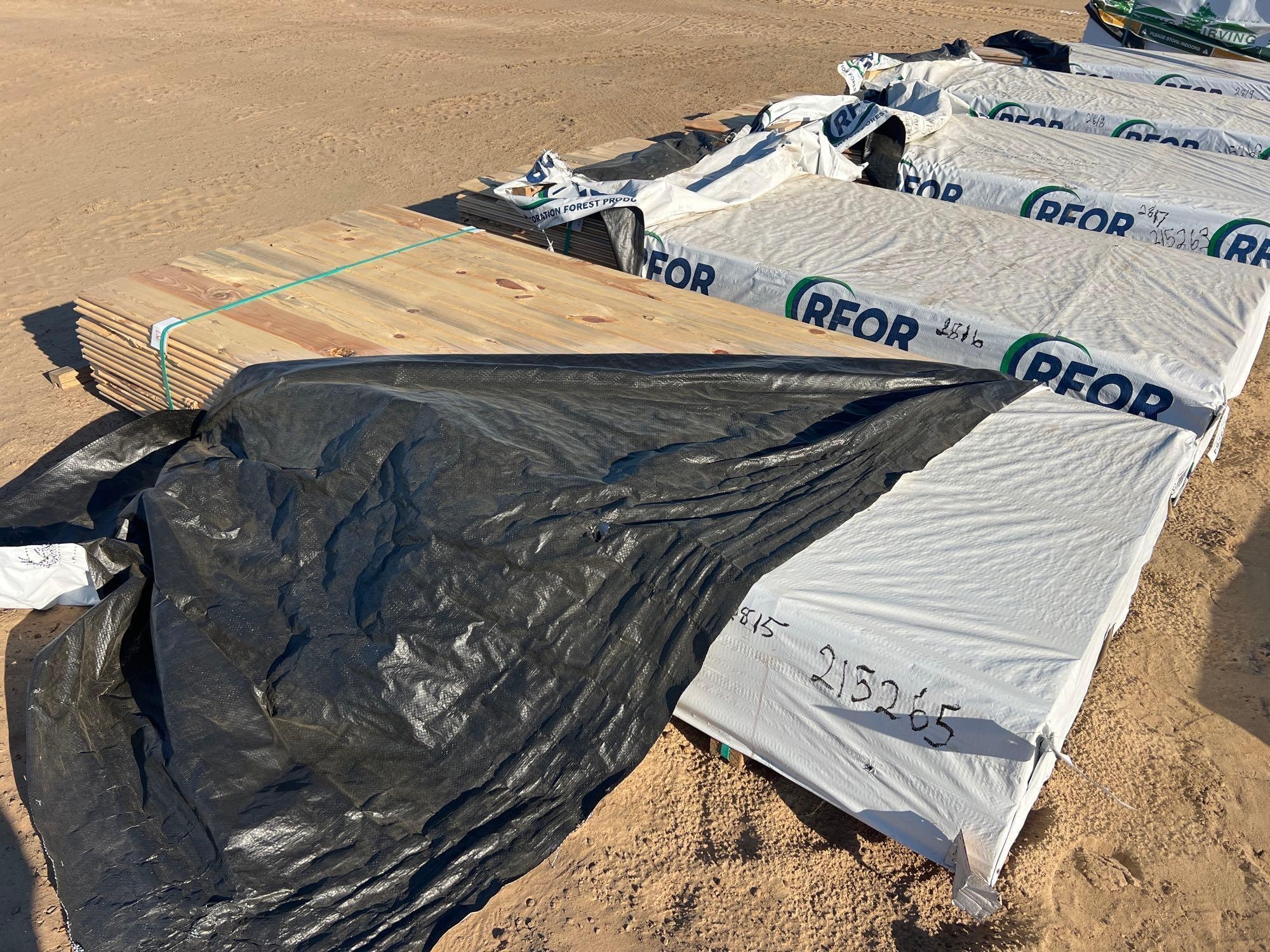 (APPROX. 128) 1"X6"X8" PONDEROSA PINE (A64281)