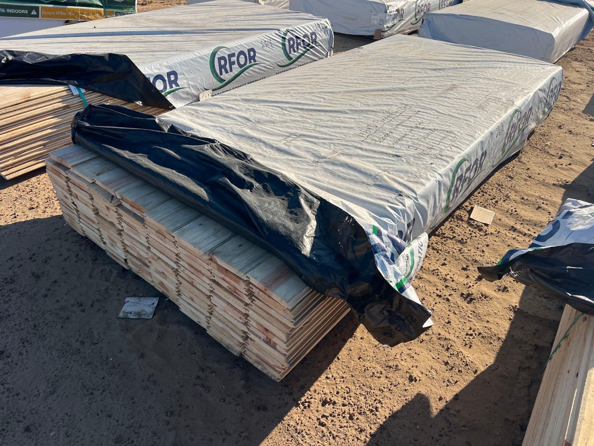 (APPROX. 128) 1"X6"X8" PONDEROSA PINE (A64281)