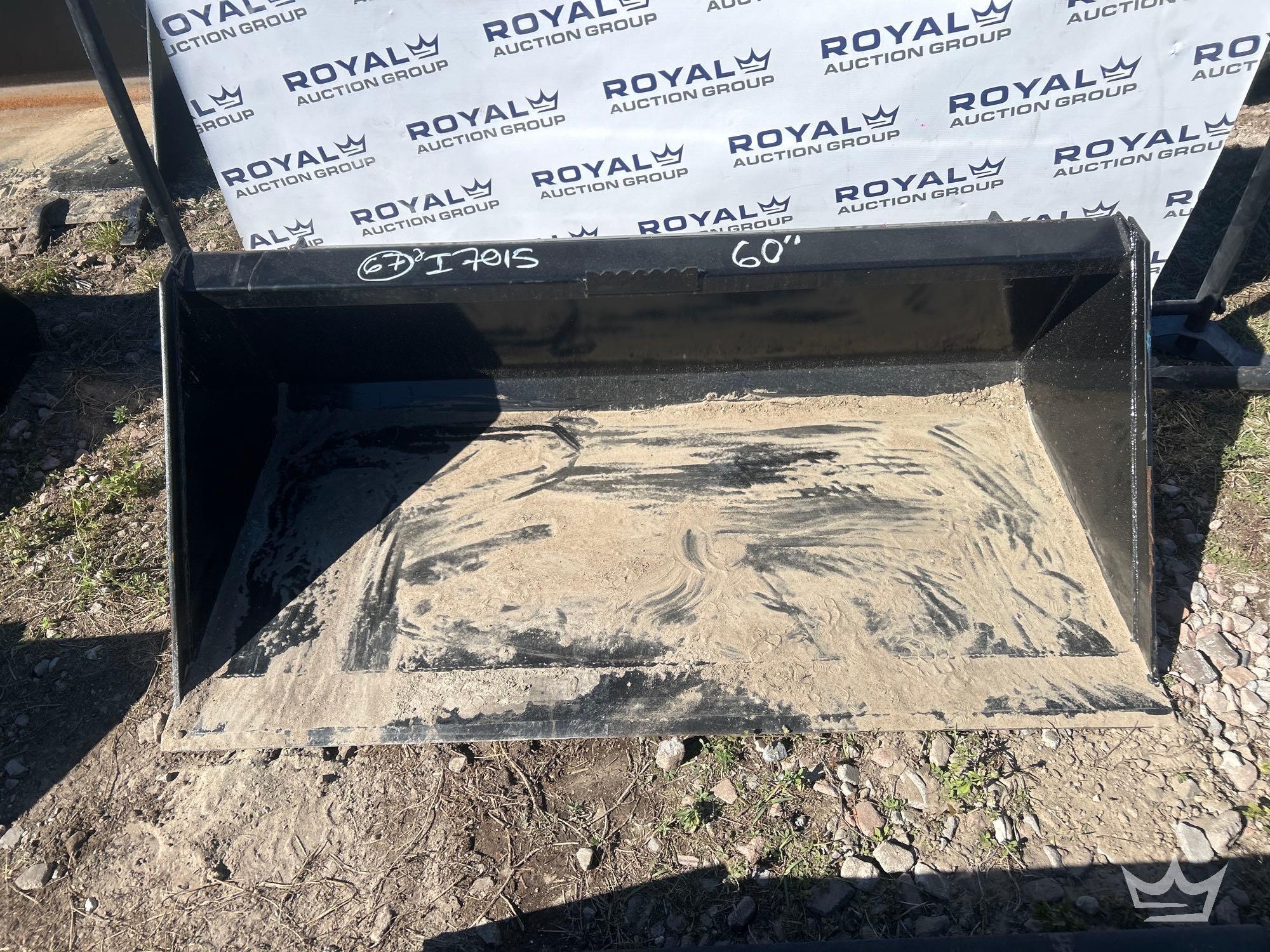 2025 Swict 60in Bucket Skid Steer Attachment (A61567)