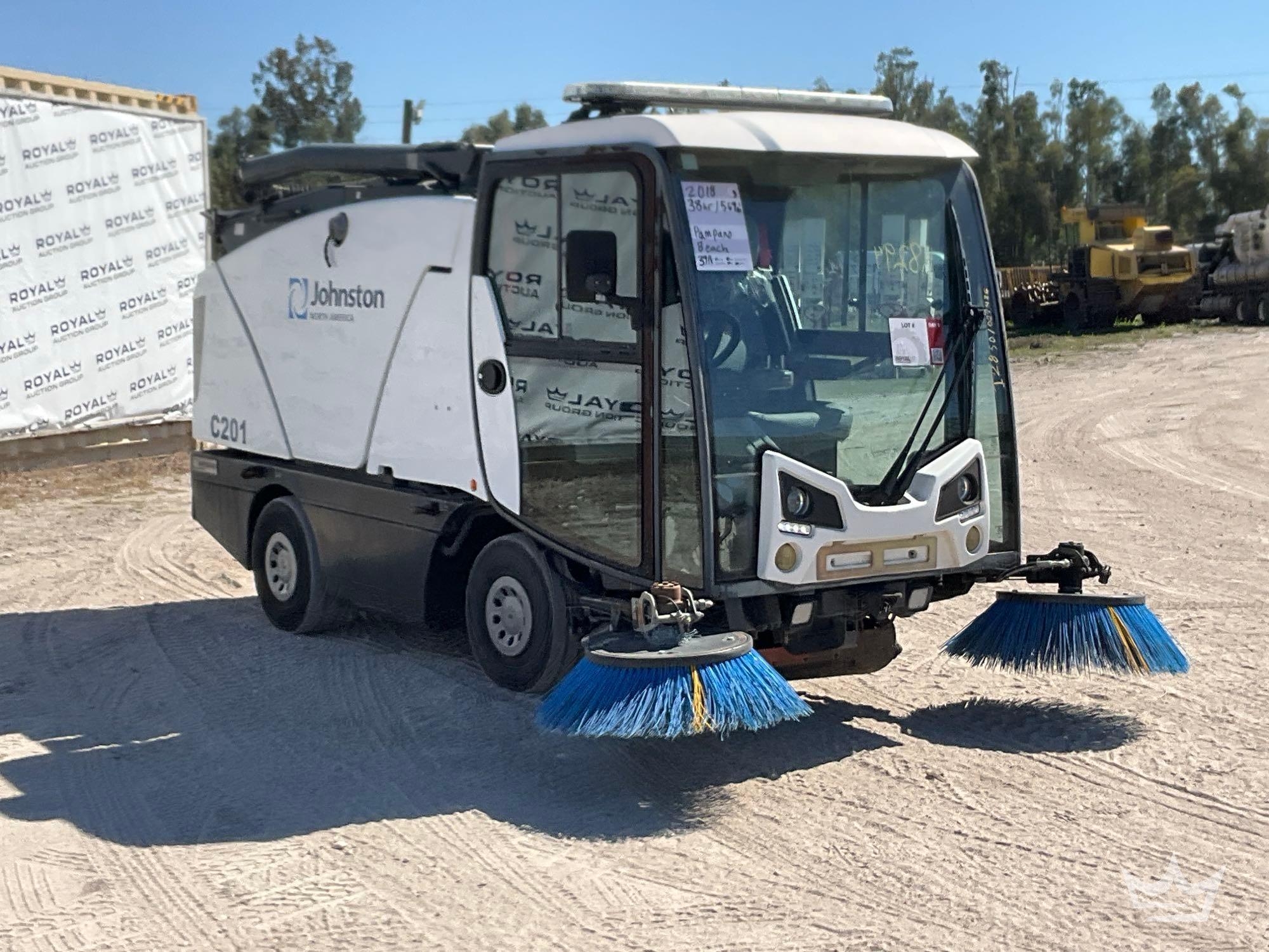 2018 Johnston C201 Compact Street Sweeper (A61572)