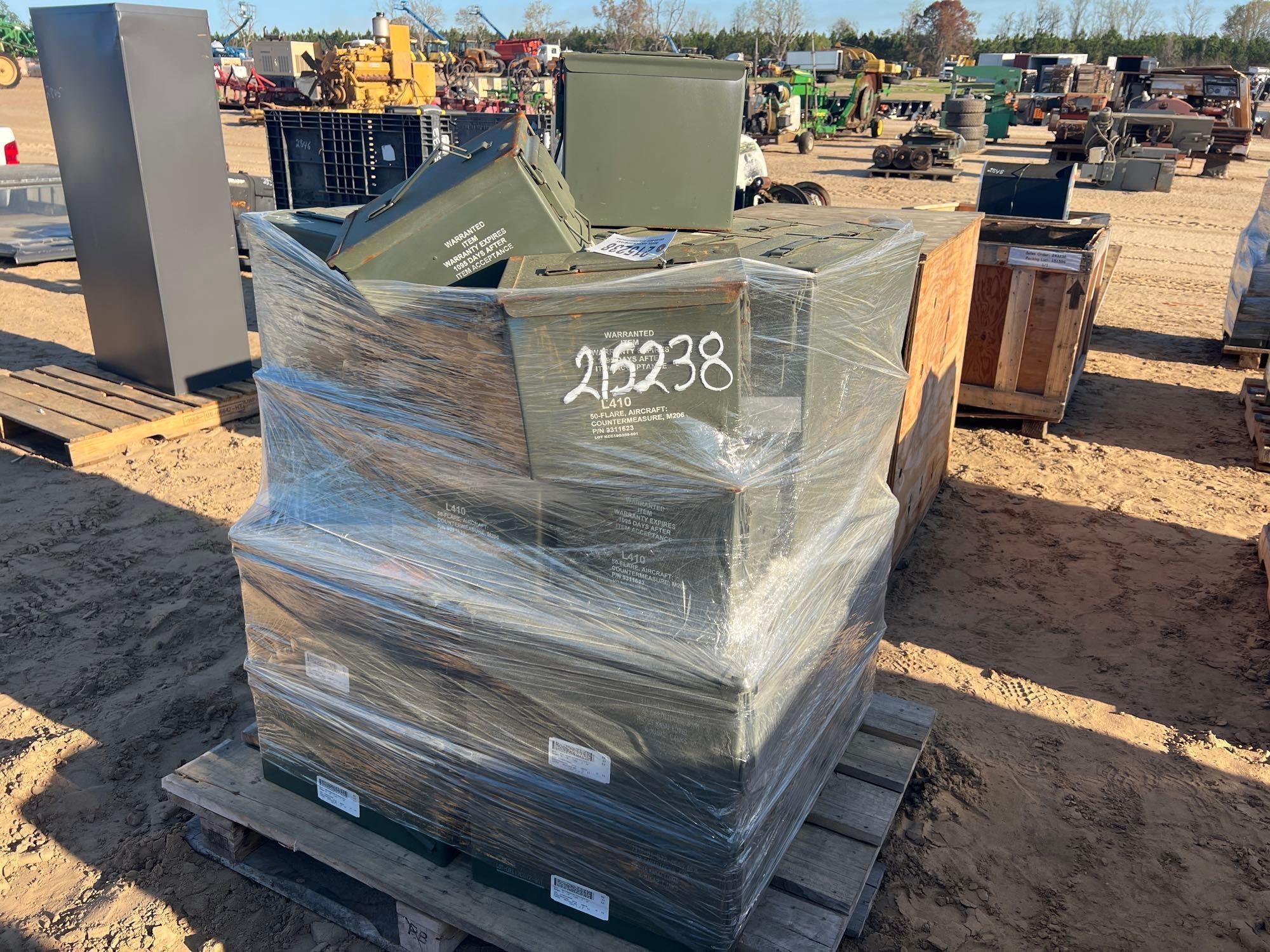 PALLET OF AMMO BOXES (A64281)