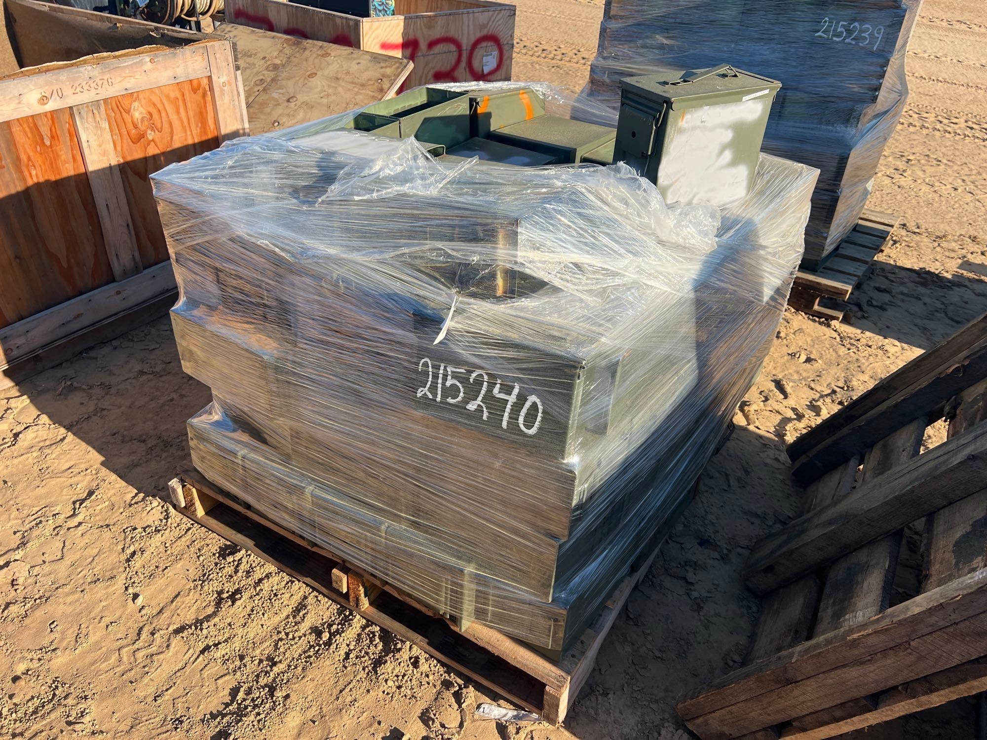 PALLET OF AMMO BOXES (A64281)