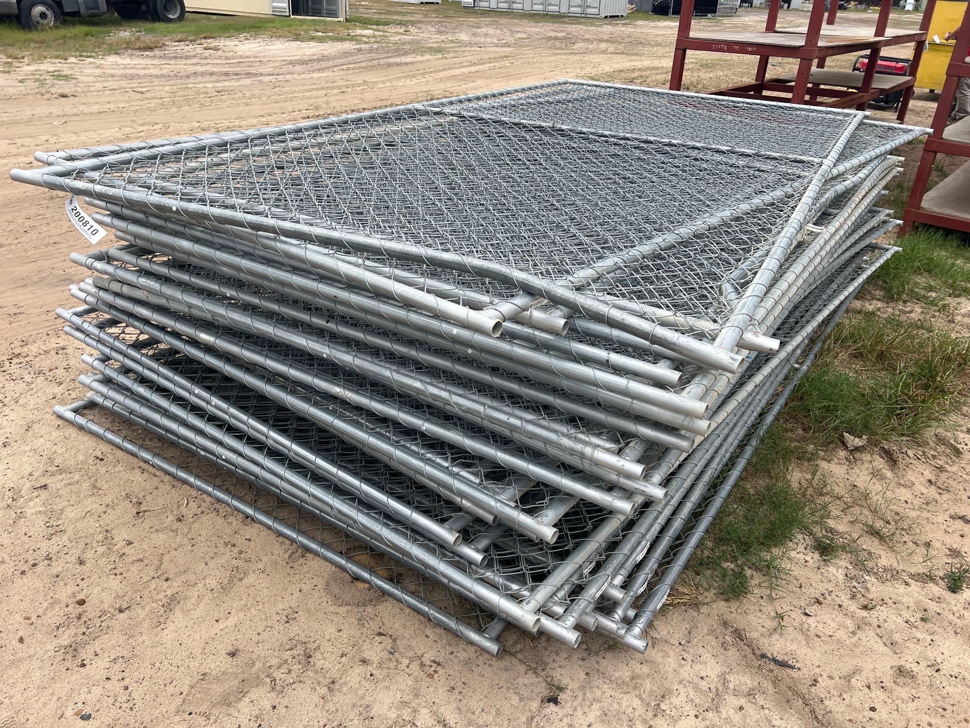 (APPROX 32) 6' X 12' HEAVY CHAIN LINK SITE PANELS (A54757)