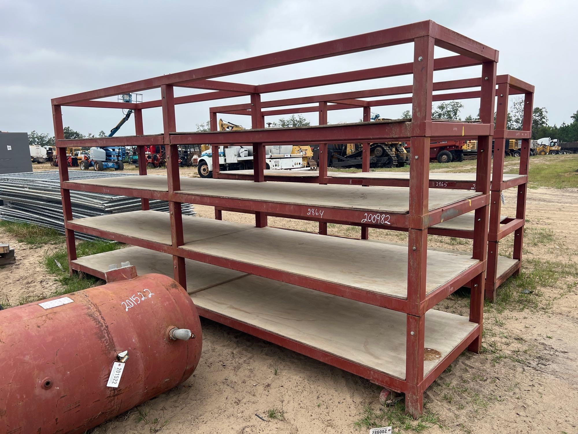 HEAVY DUTY 7' X 13' X 3.5' WAREHOUSE STORAGE SHELF (A54756)