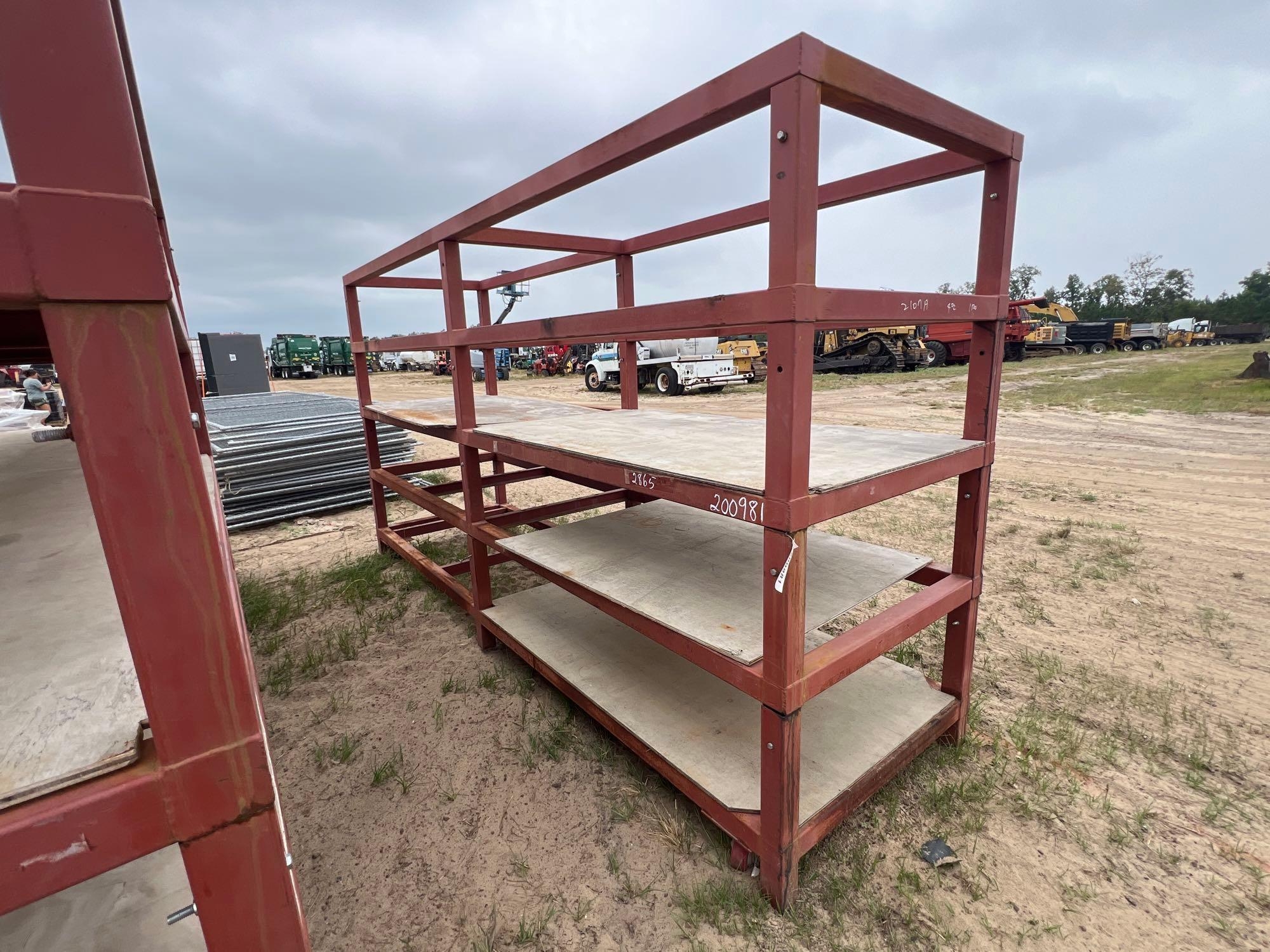 HEAVY DUTY 7' X 13' X 3.5' WAREHOUSE STORAGE SHELF (A54756)