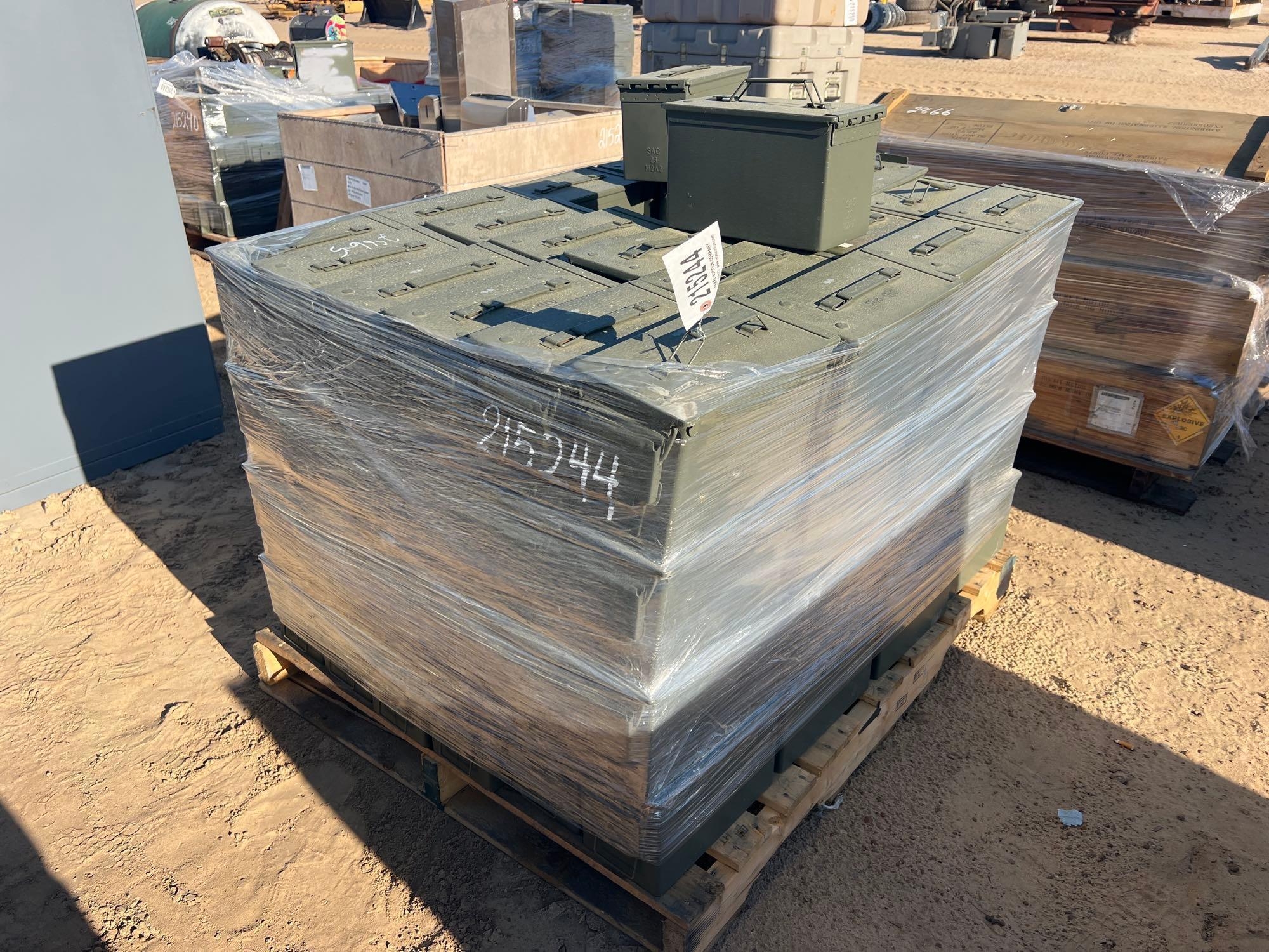 PALLET OF AMMO BOXES (A64281)