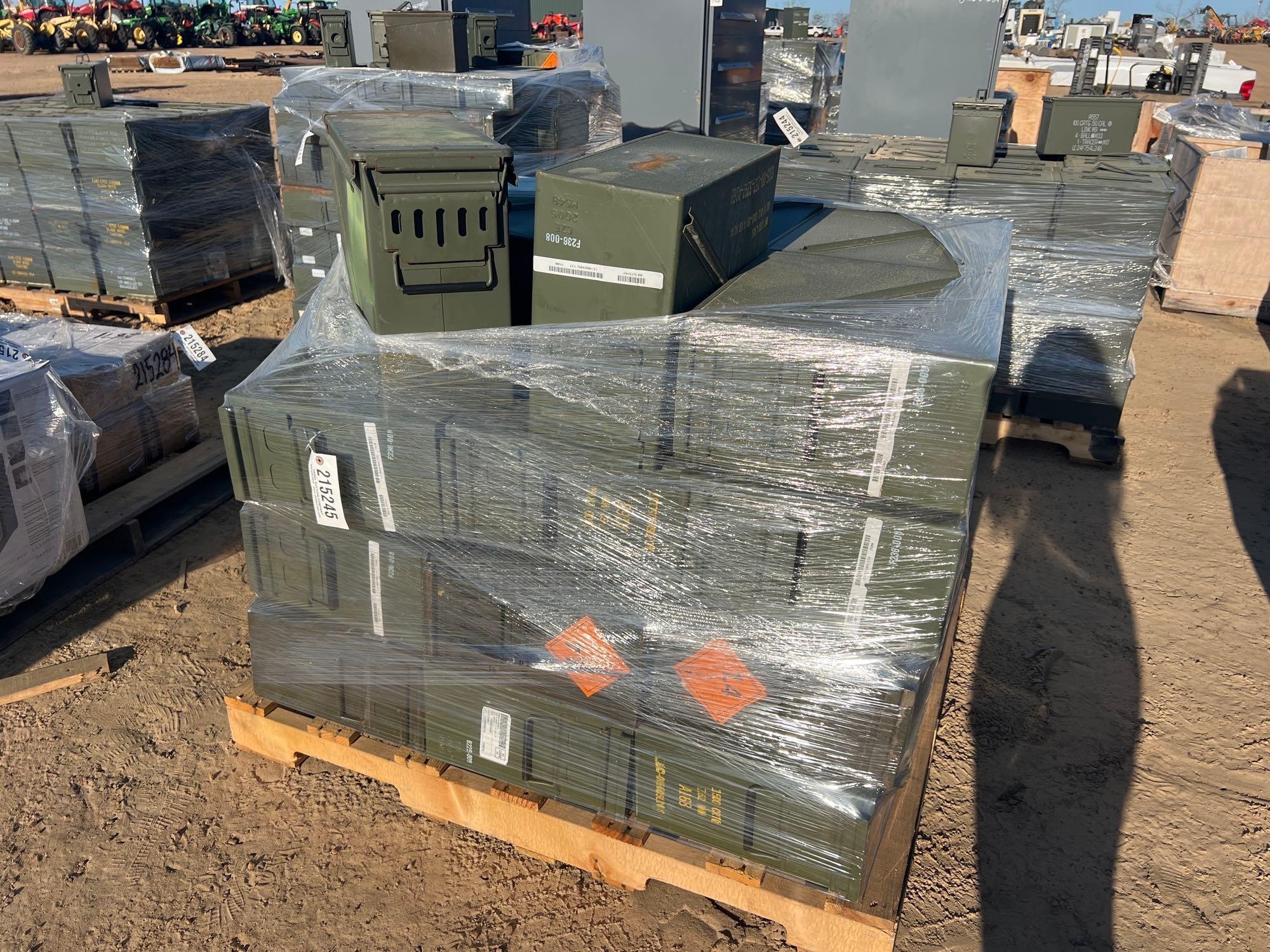 PALLET OF AMMO BOXES (A64281)