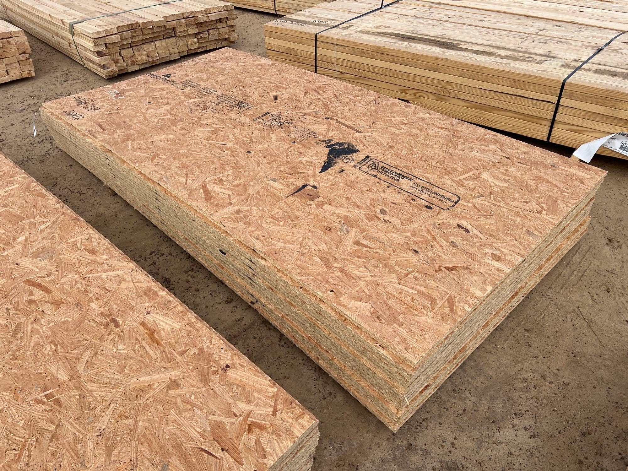(APPROX.15) 5/8"-4'X8' OSB (A60432)