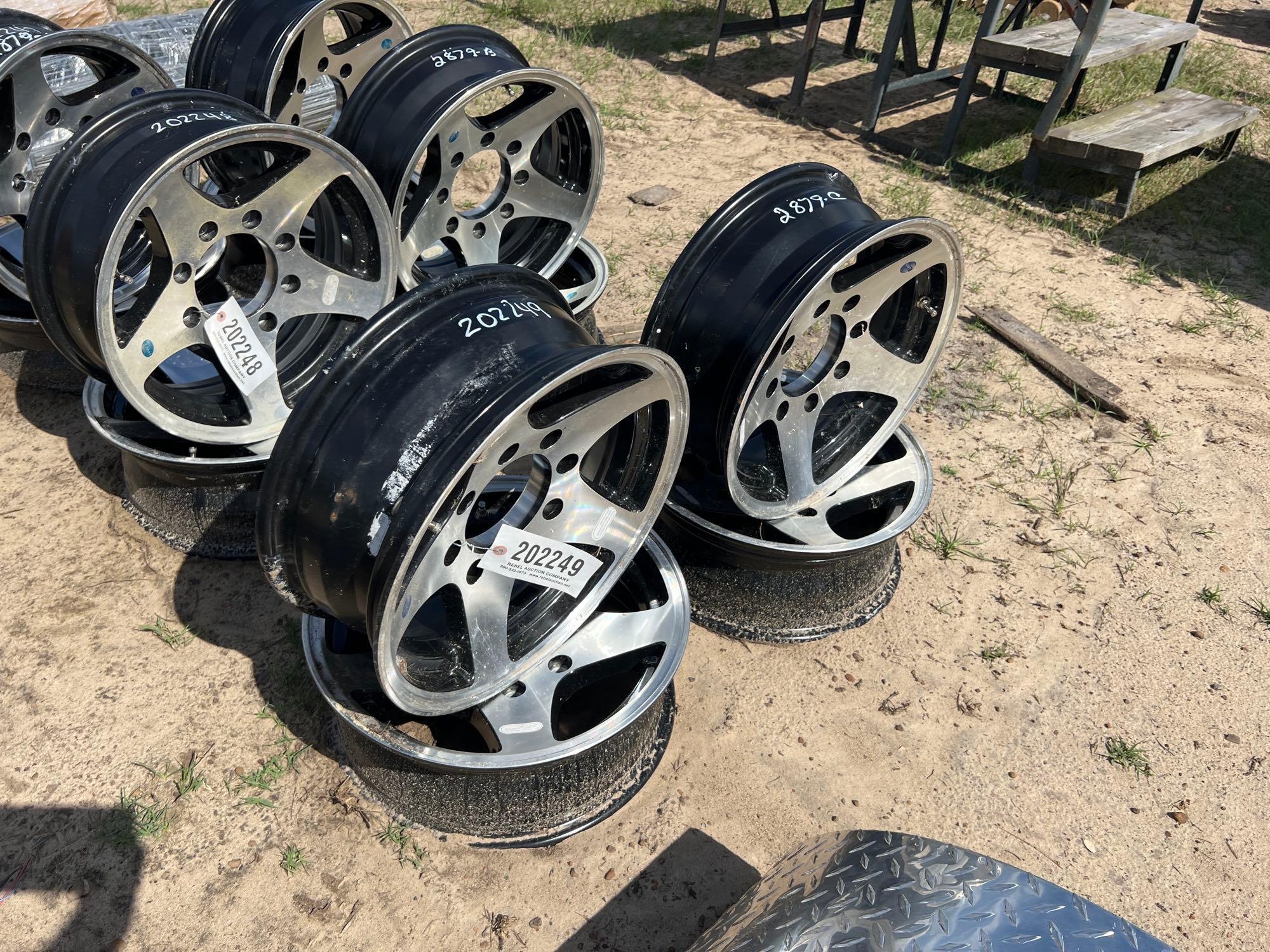 (4) 16" 8 LUG RIMS (A54756)
