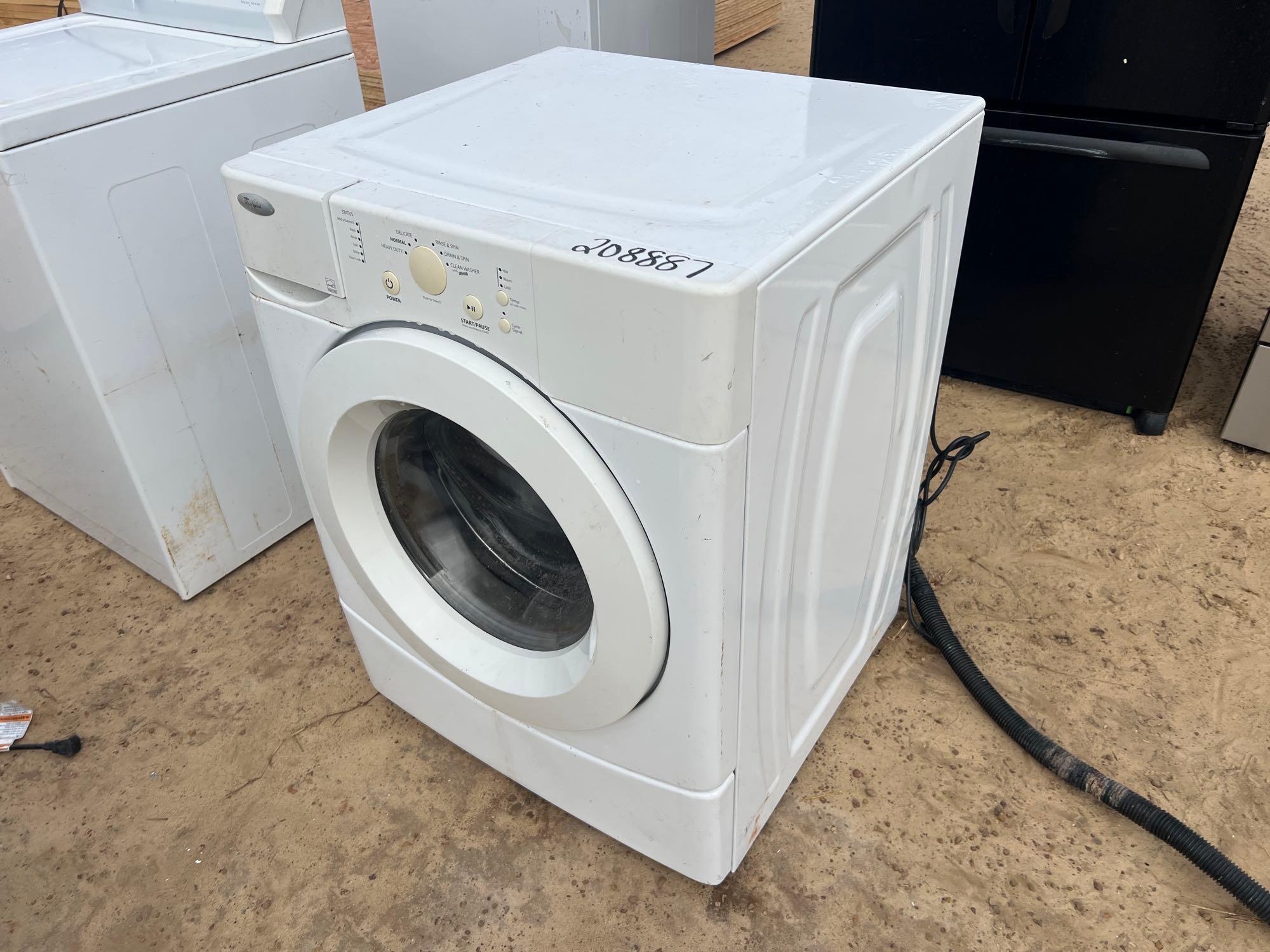 (1) WHIRLPOOL WASHING MACHINE (A60432)
