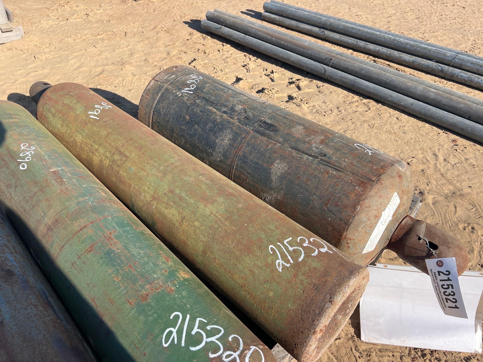 (1) 100 GALLON & (1) 50 GALLON OXY/ACETYLENE TANKS (A64281)