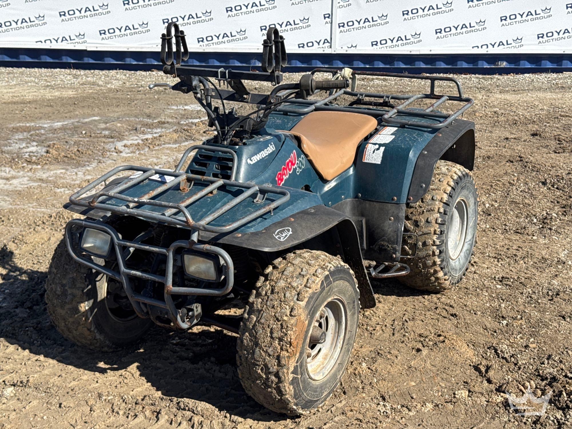 1995 Kawasaki Bayou 300 4x2 ATV (A60352)