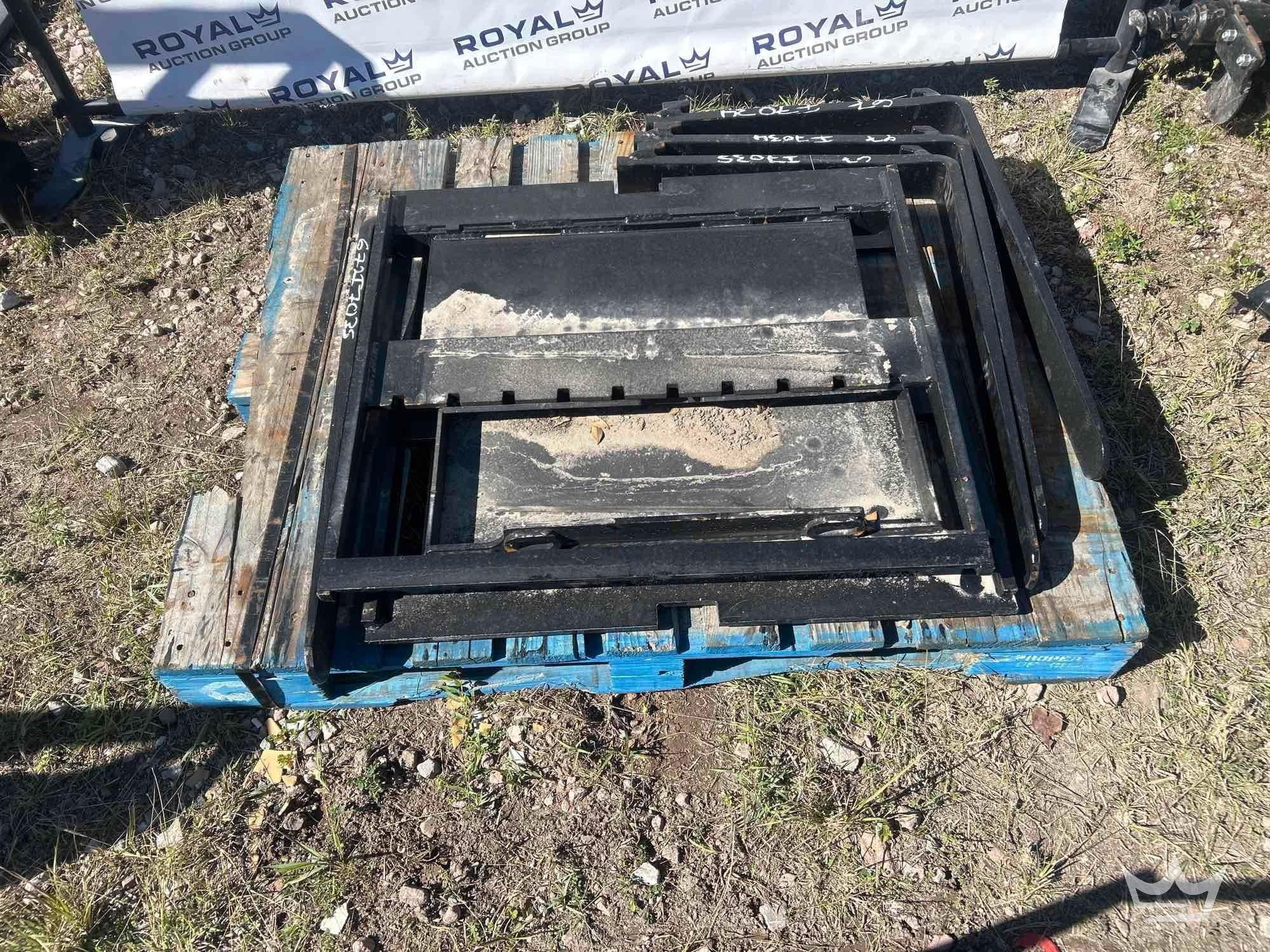 Pallet of Fork and Frame Mini Skid Steer Attachment (A61567)