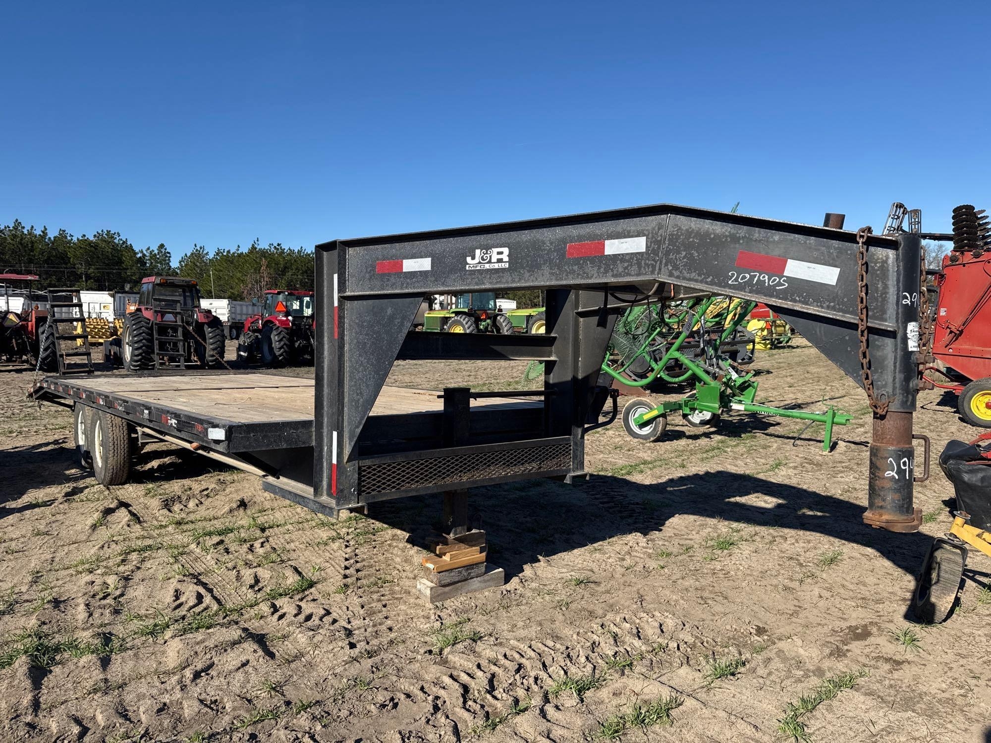 J&R 20' GOOSENECK TRAILER (A63290)