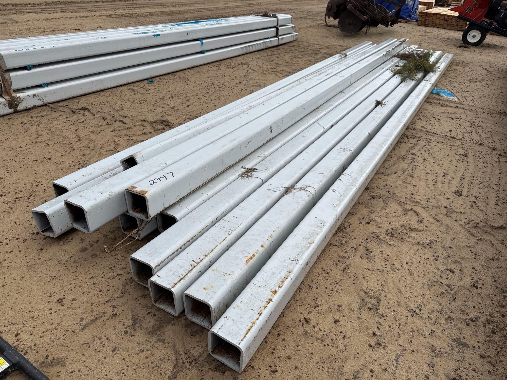 (APPROX. 12) 5" X 5" X 19.9' - 3/8" THICK TUBING (A54756)