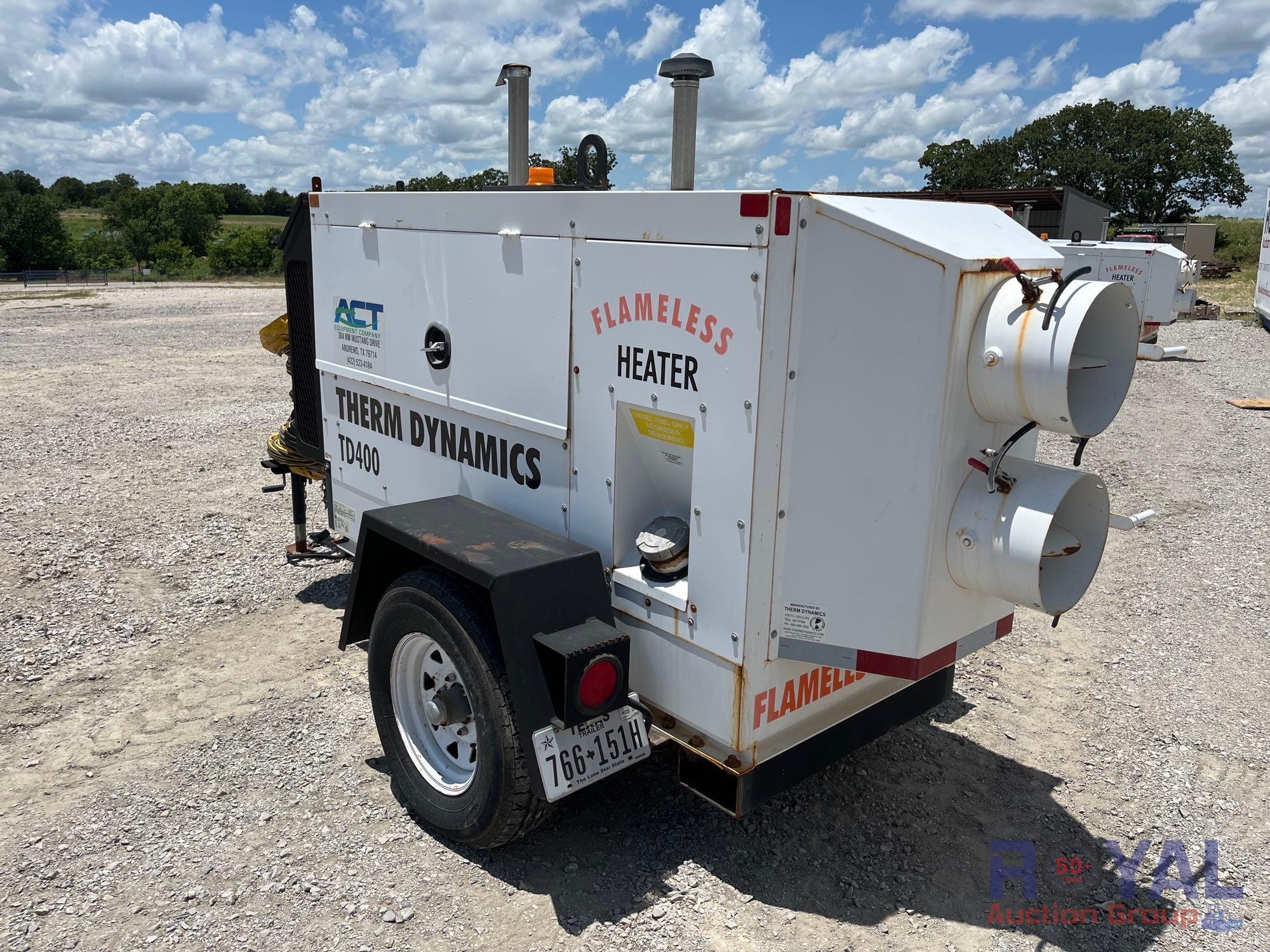 2014 Therm Dynamics TD400 Towable Flameless Heater Trailer (A49461)