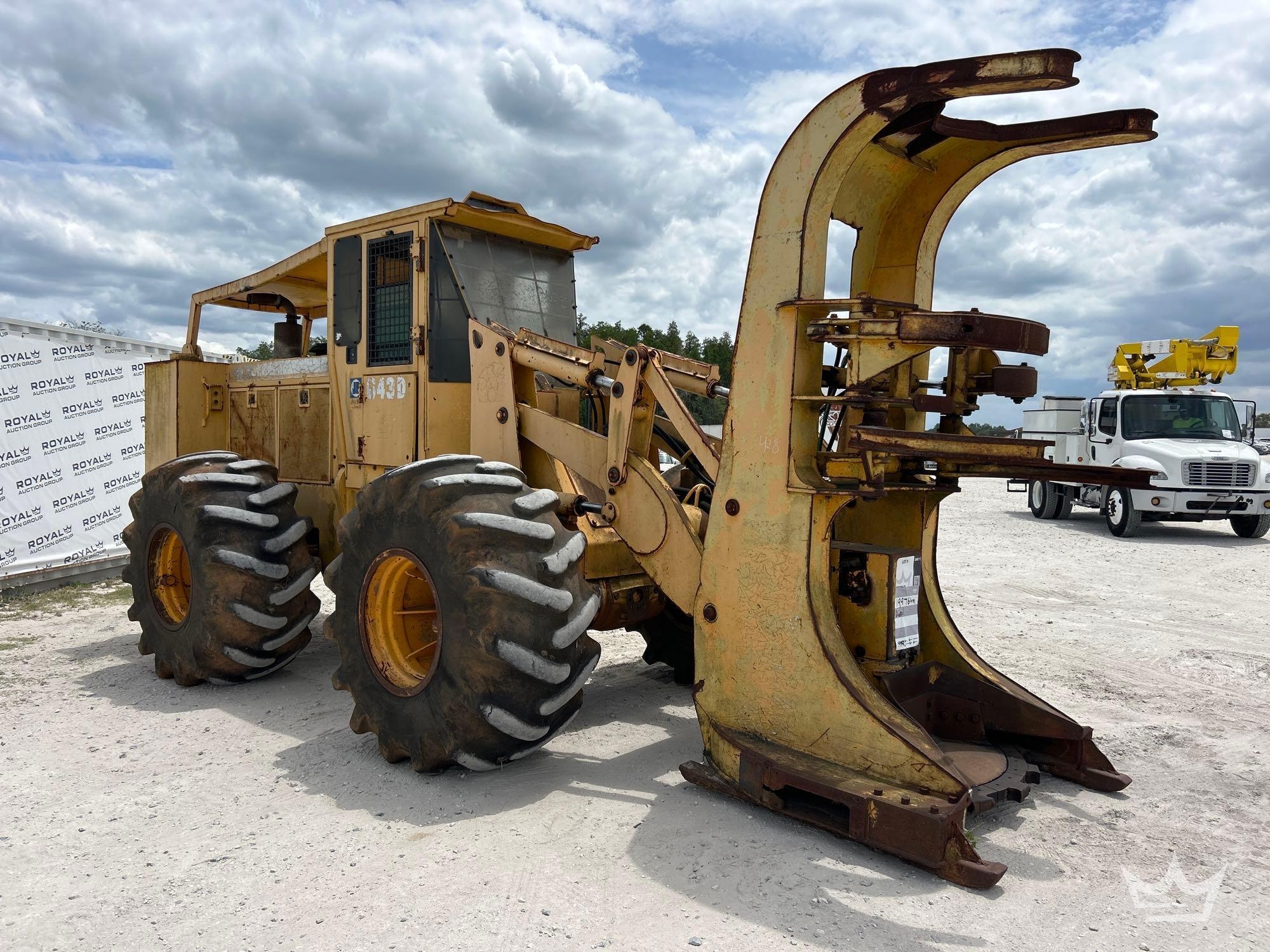 1996 John Deere 643D Feller Buncher Cut Down Machine (A66734)