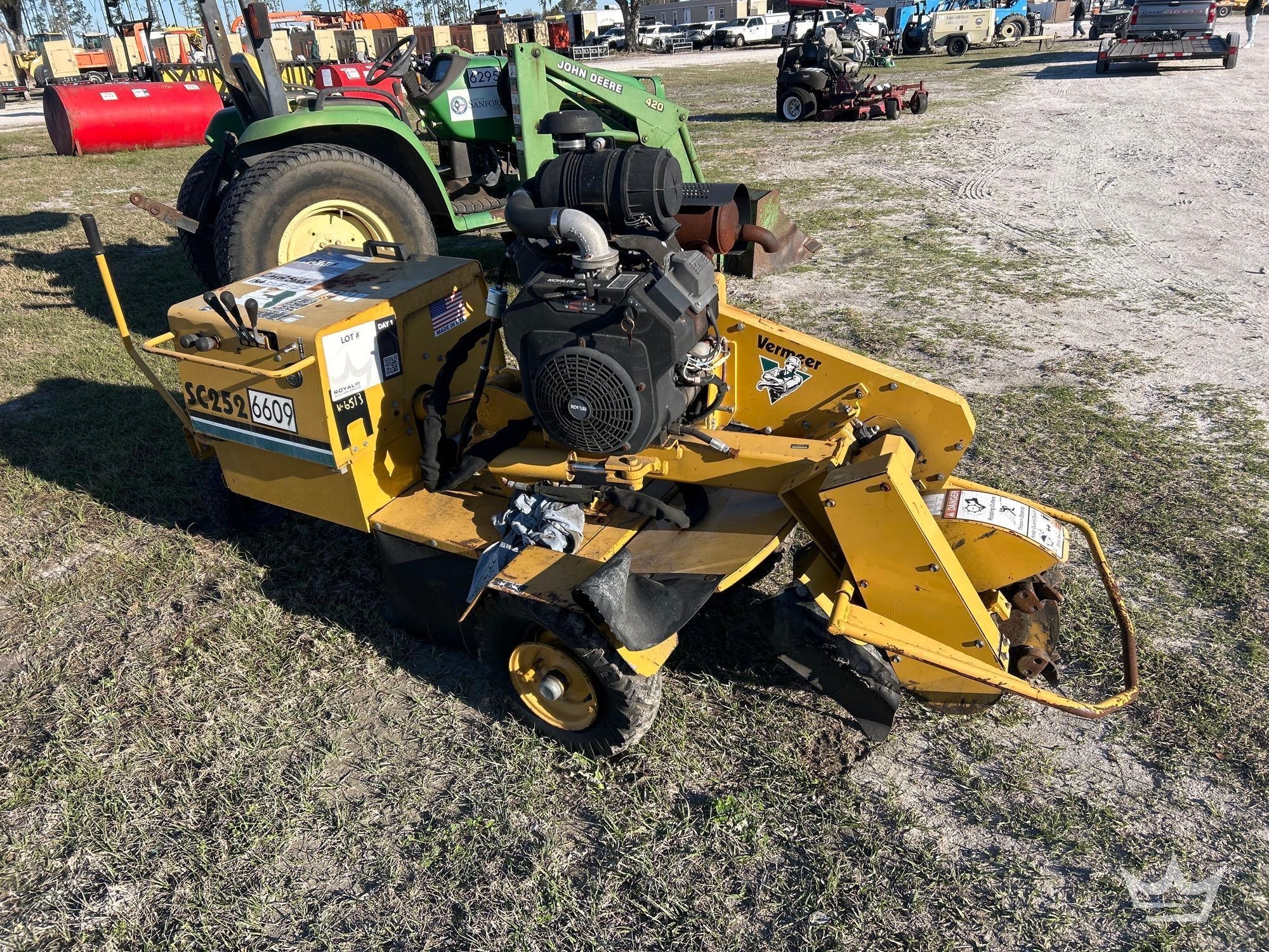2002 Vermeer SC252 Walk-Behind Stump Grinder (A61572)