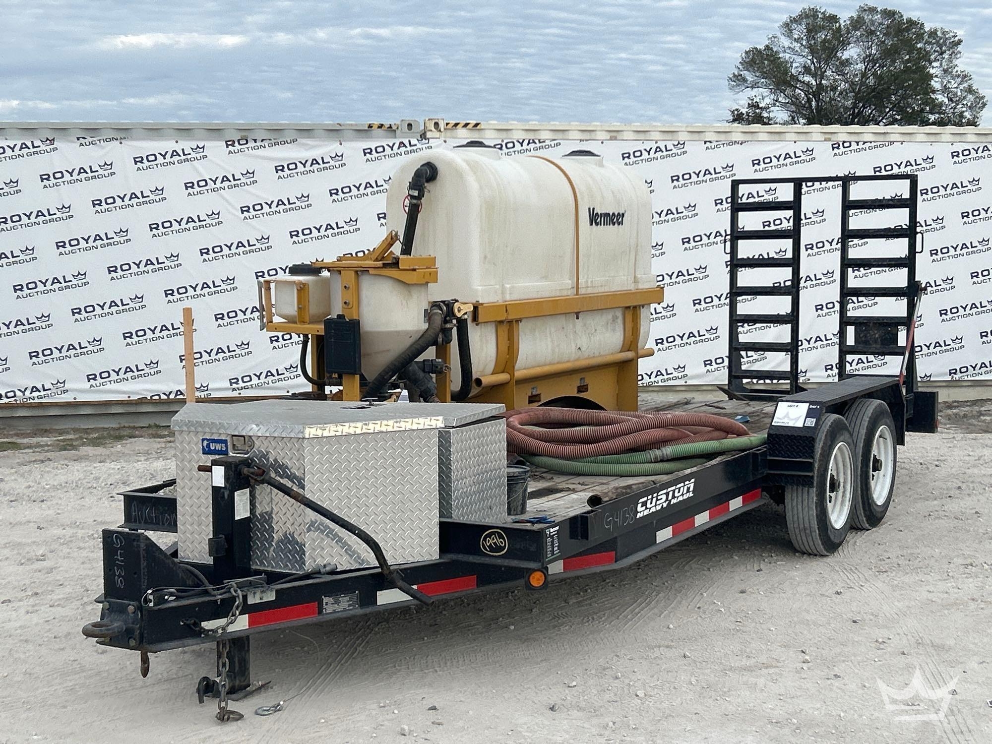 2015 Vermeer MX125 500 Gallon Drilling Fluid System T/A Trailer (A59228)