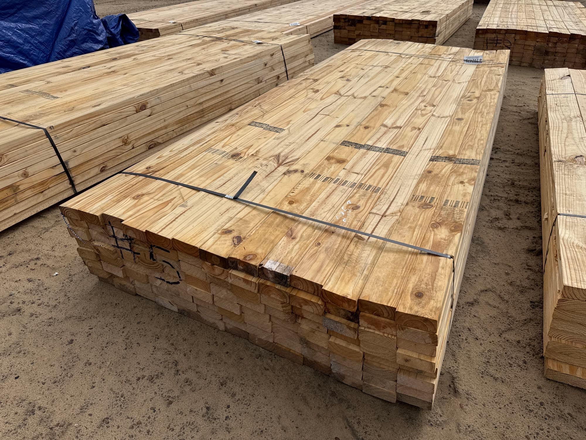 (APPROX 104) 2X4X10 PINE LUMBER (A54756)