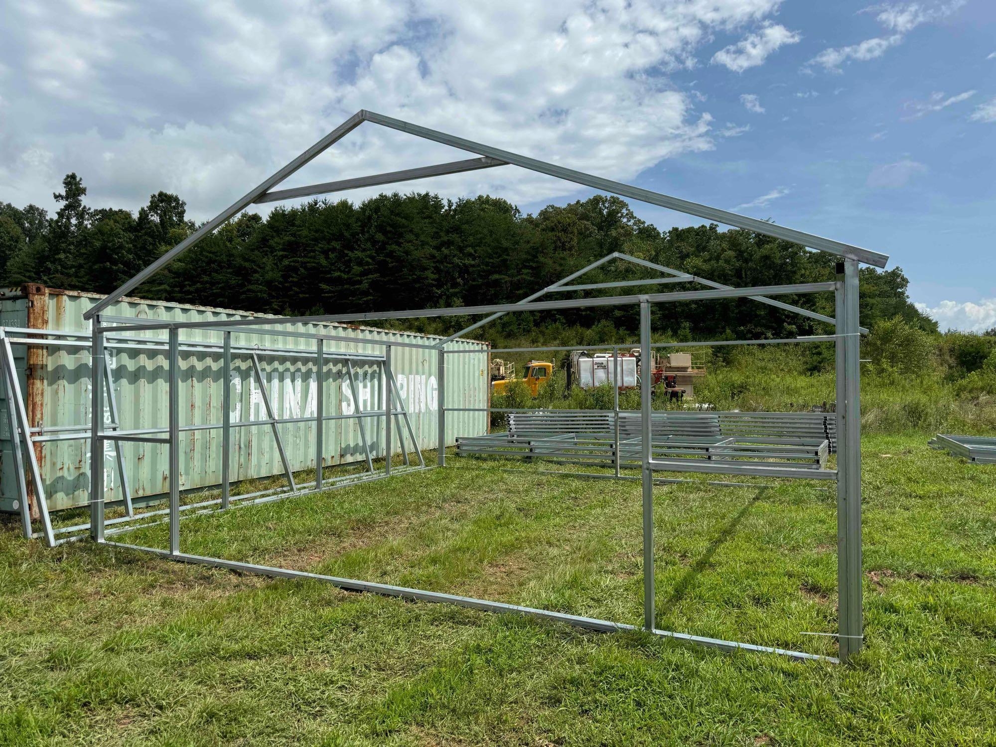 (1) HD 27ft x 24ft Full Garage Kit Metal Building Frame (A57453)