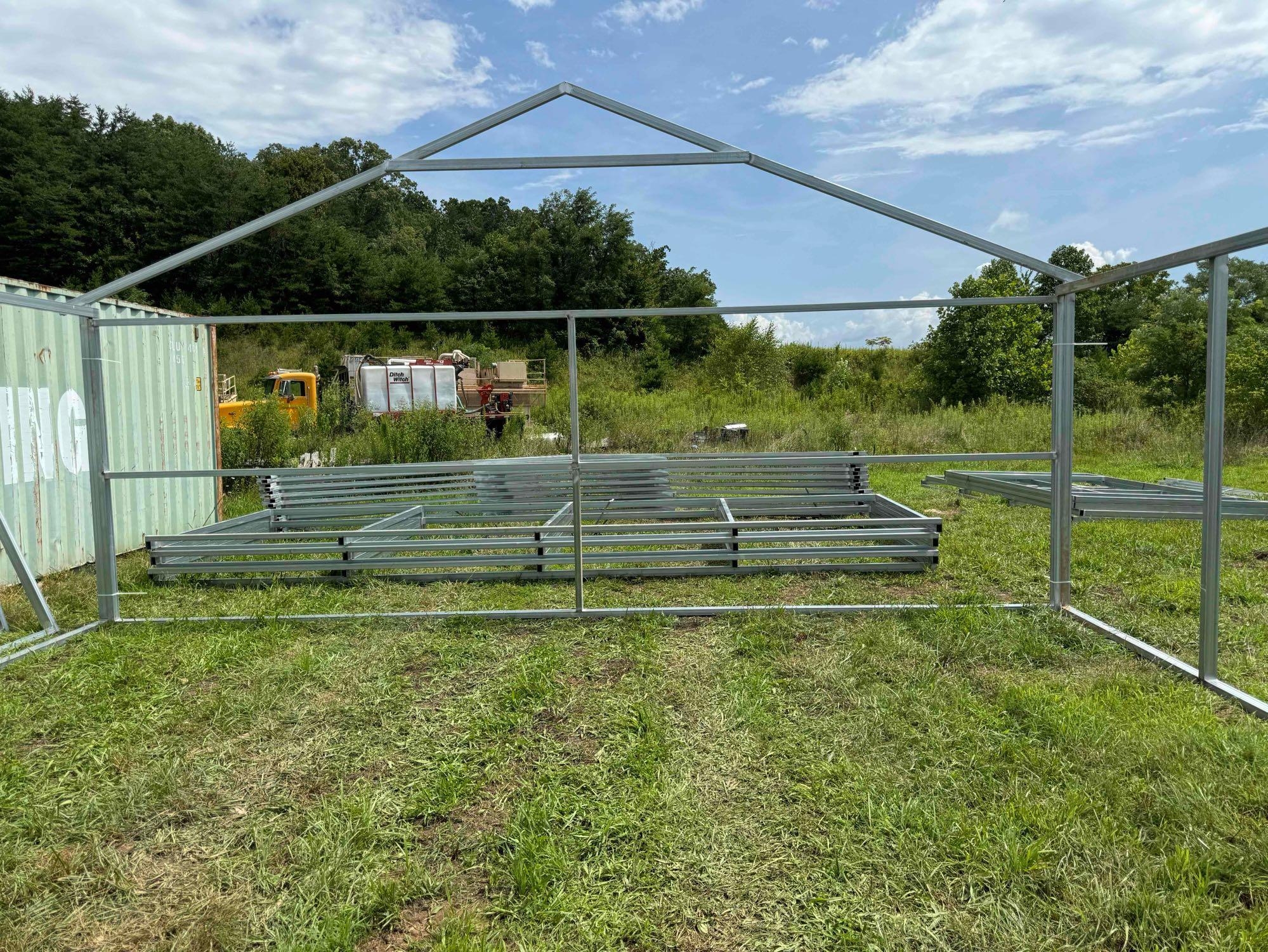 (1) HD 25ft x 24ft Full Garage Kit Metal Building Frame (A57453)