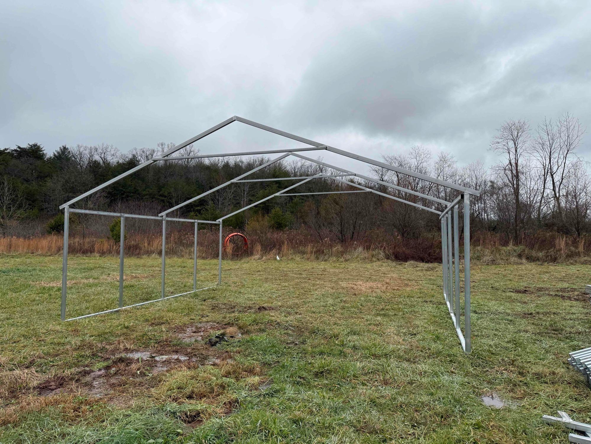 (1) HD 25ft x 24ft Metal Building Frame (A57453)