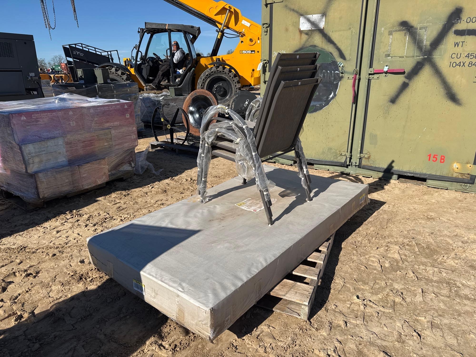 SMITH & HAWKEN 72" L X 38" W BLACKEND WOOD TABLE (A58376)