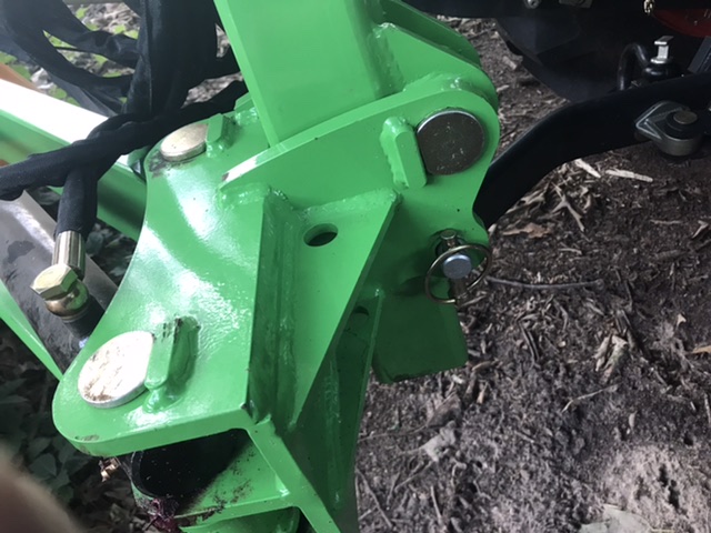 Pin and holes.