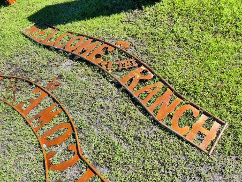 "Welcome to the Ranch"  Sign (A53316)