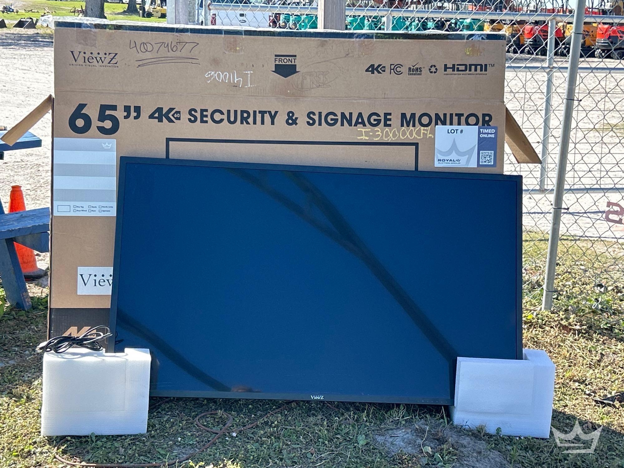 Viewz VZ65UHD 65in 4K Security and Signage Monitor (A59231)