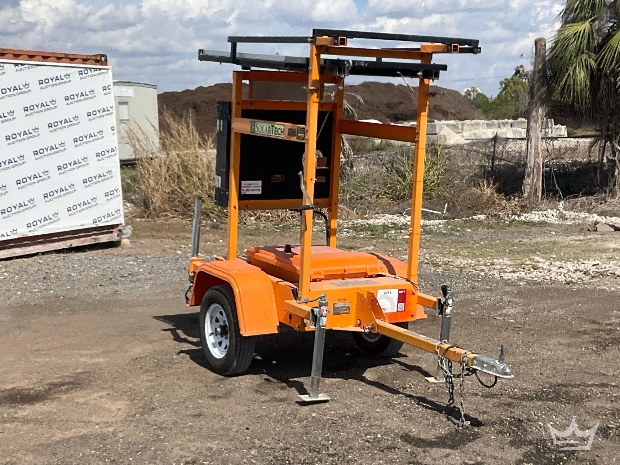 2020 Solar Tech Silent Advisor S/A Solar Towable Radar Trailer (A61572)